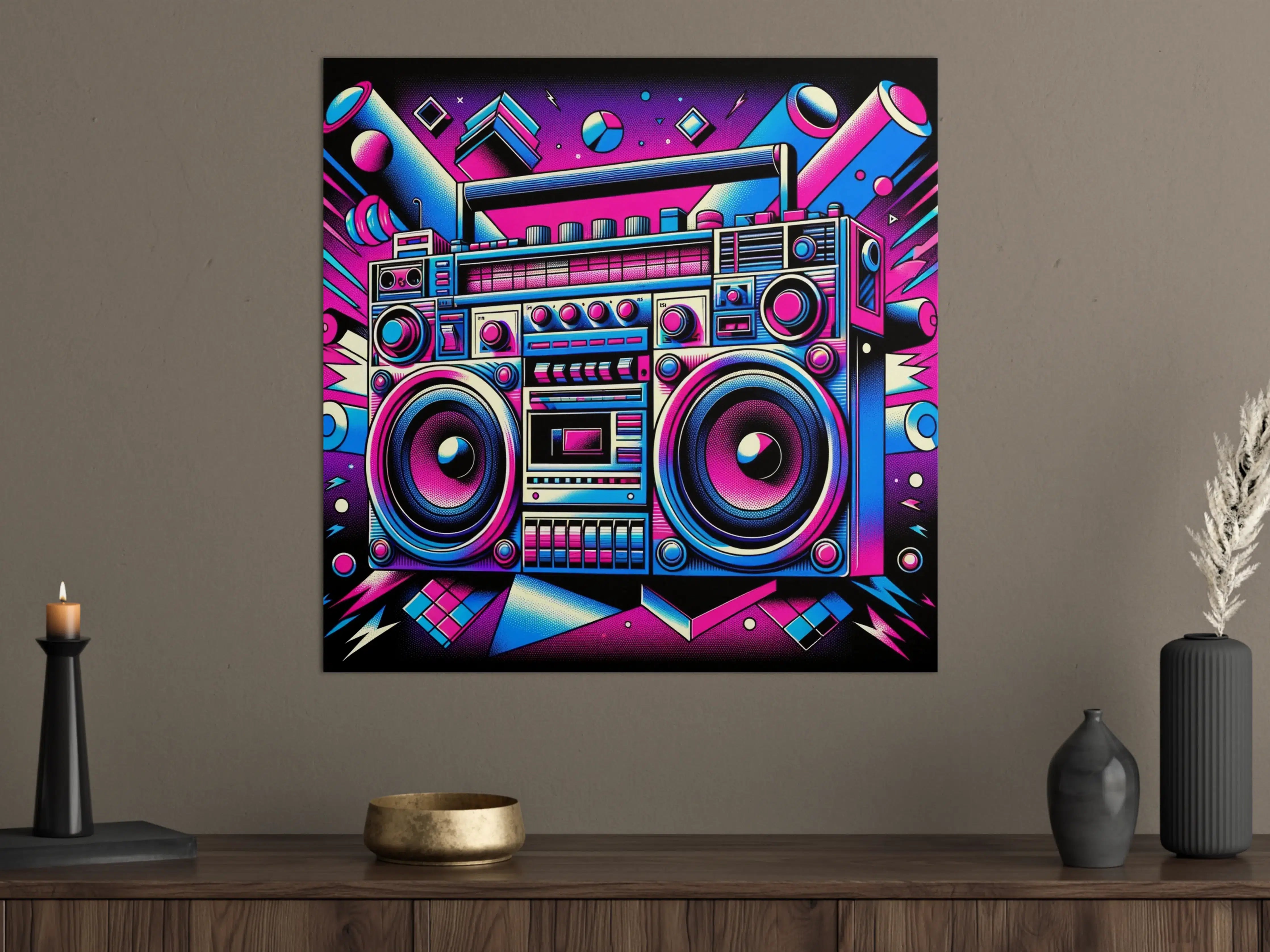 Große Wandbilder - Vibranter Hip-Hop-Klassiker