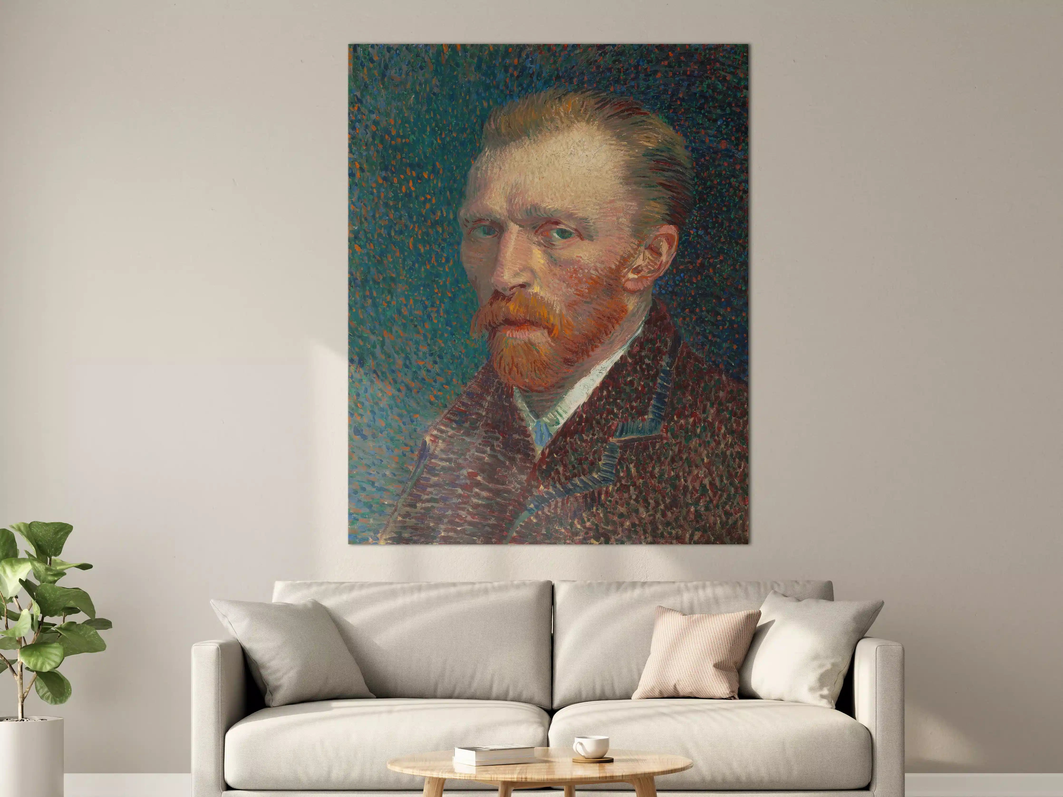 Große Wandbilder - Vintage-Porträt im impressionistischen Stil