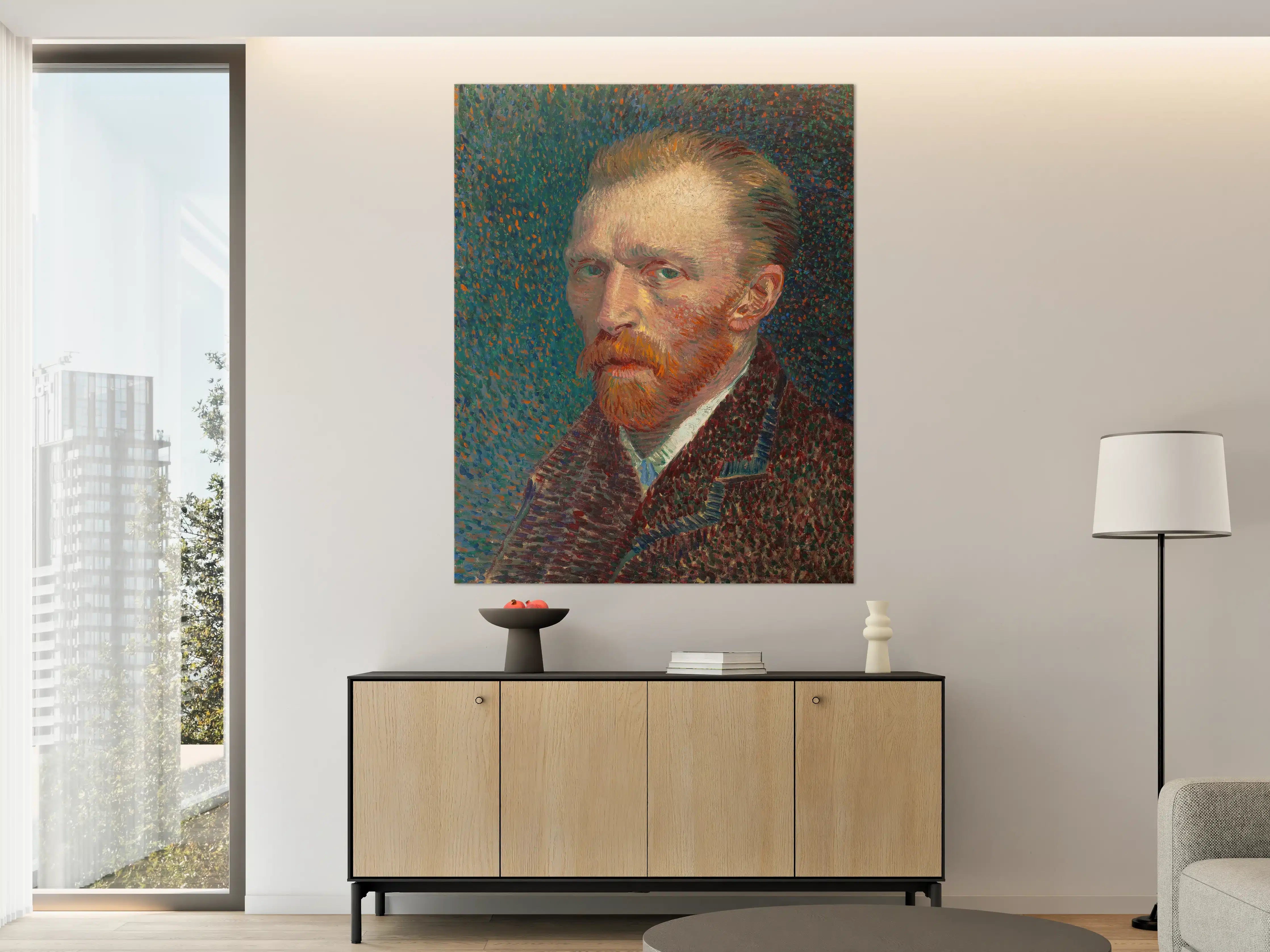 Große Wandbilder - Vintage-Porträt im impressionistischen Stil