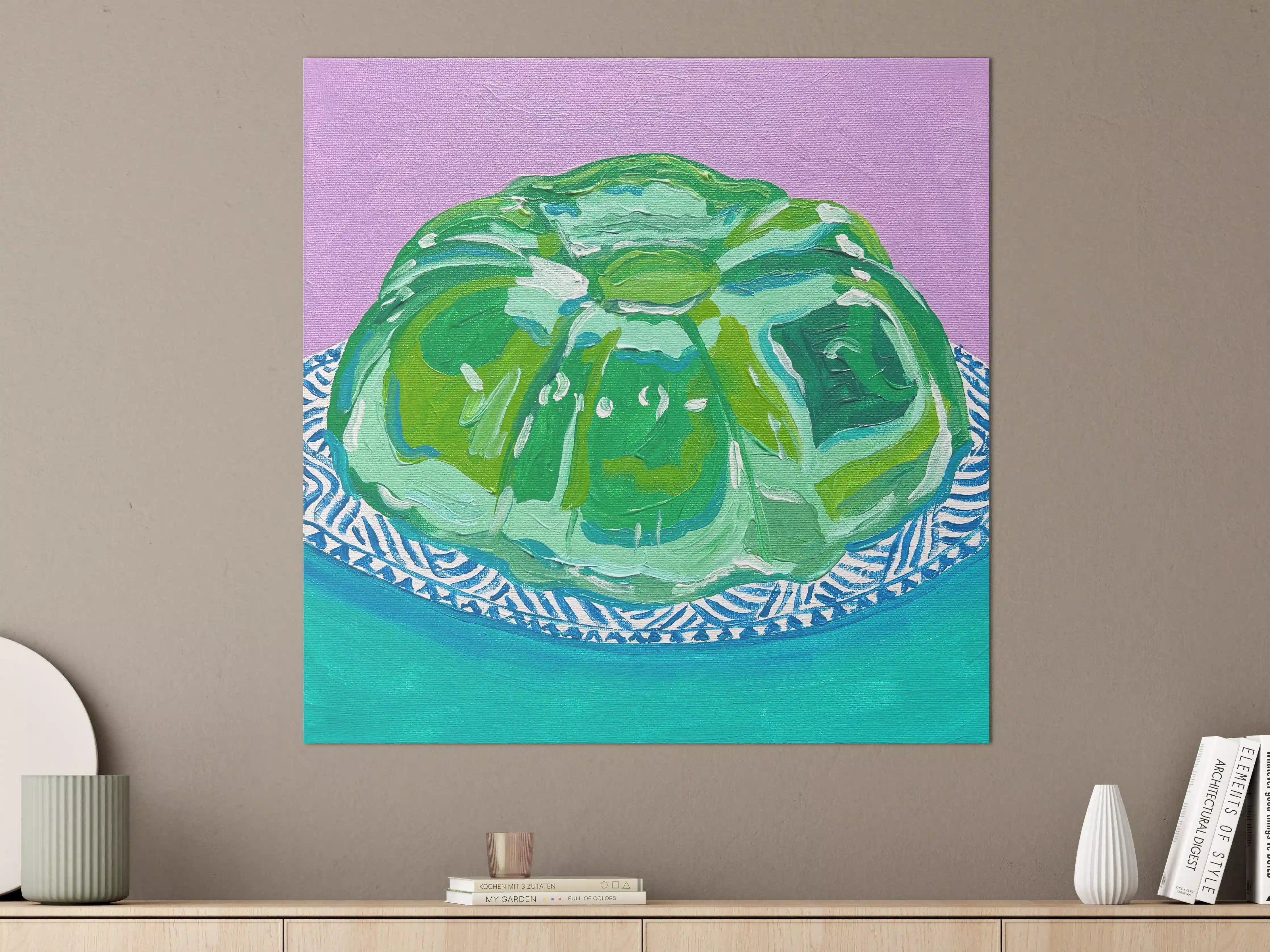 Große Wandbilder - Wackelpudding - Acryl Gemälde