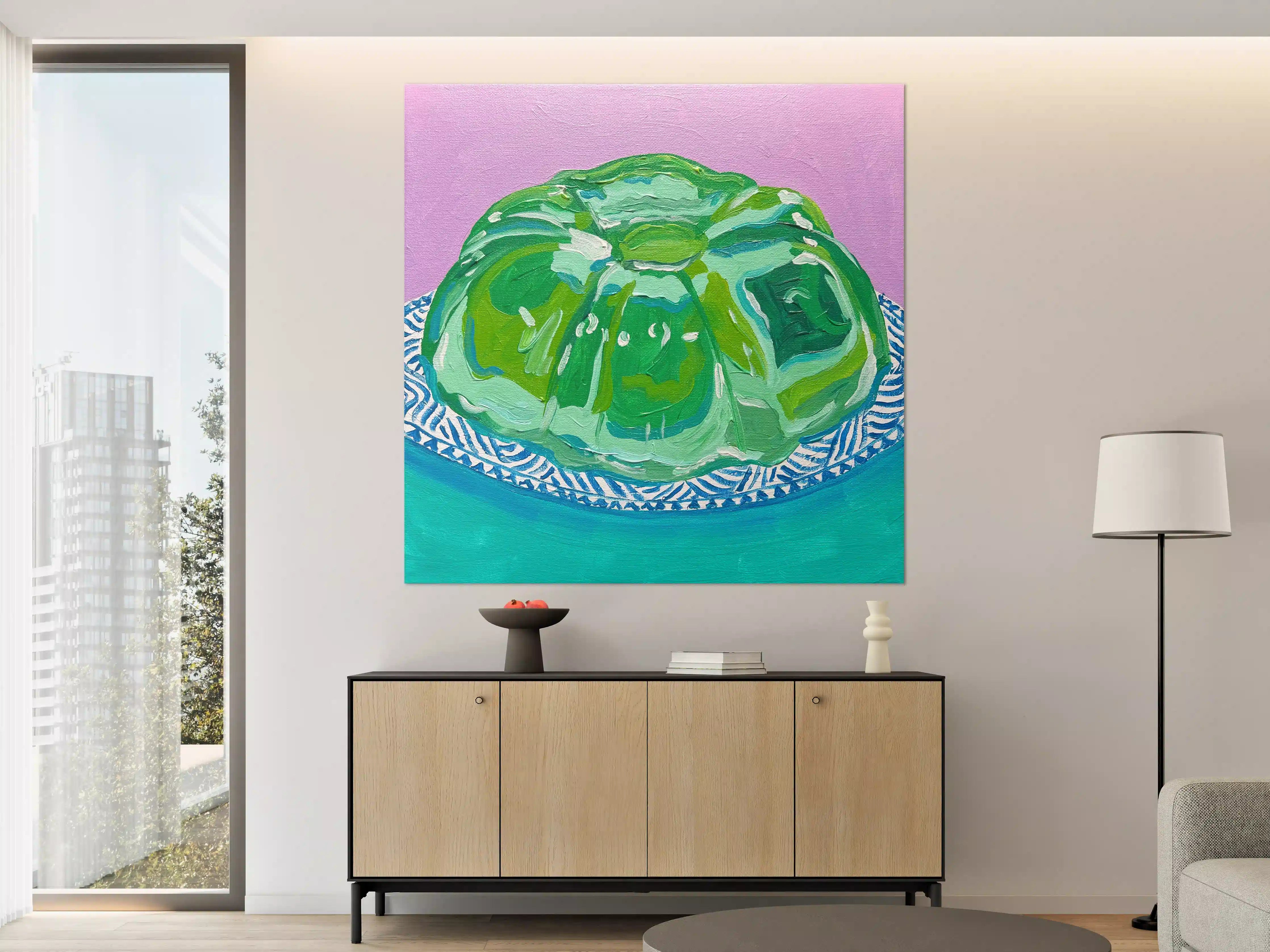 Große Wandbilder - Wackelpudding - Acryl Gemälde