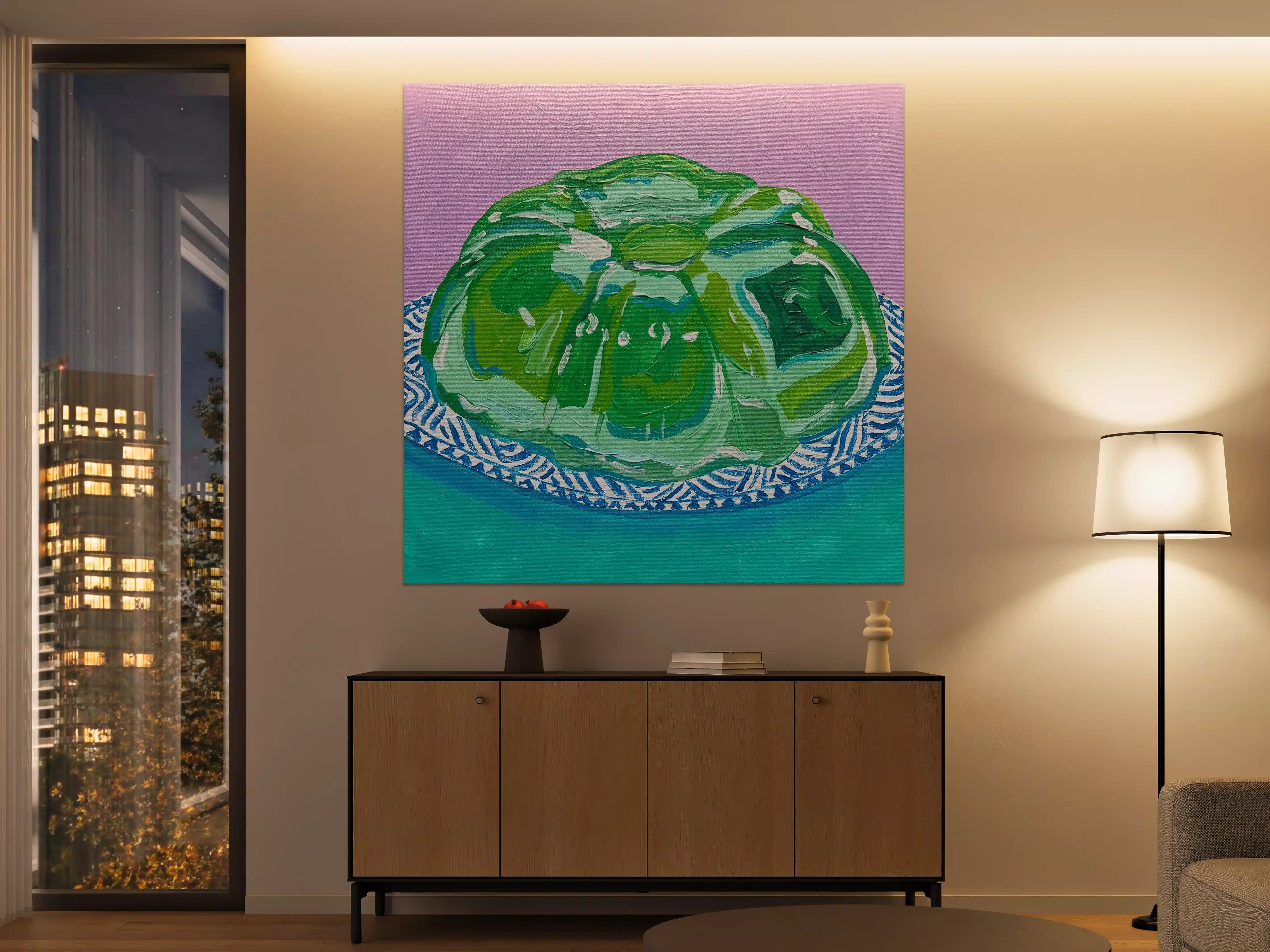 Große Wandbilder - Wackelpudding - Acryl Gemälde