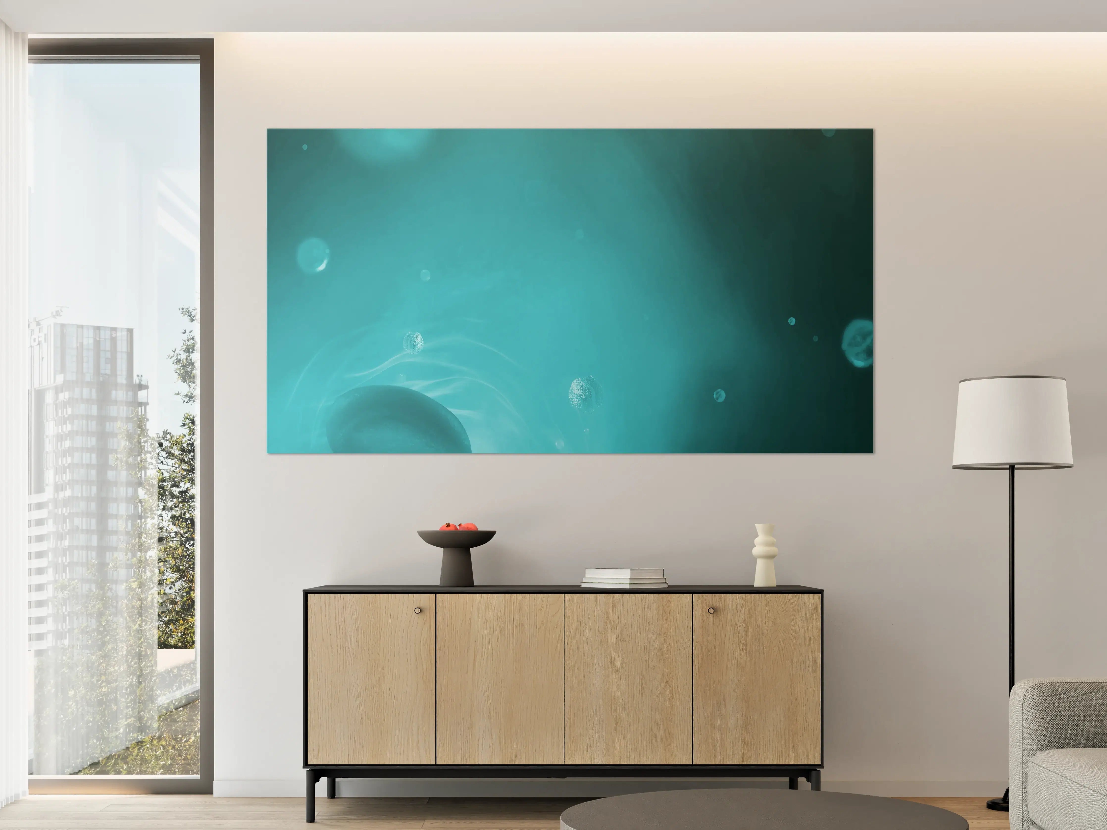 Große Wandbilder - Wässriger Tauchgang