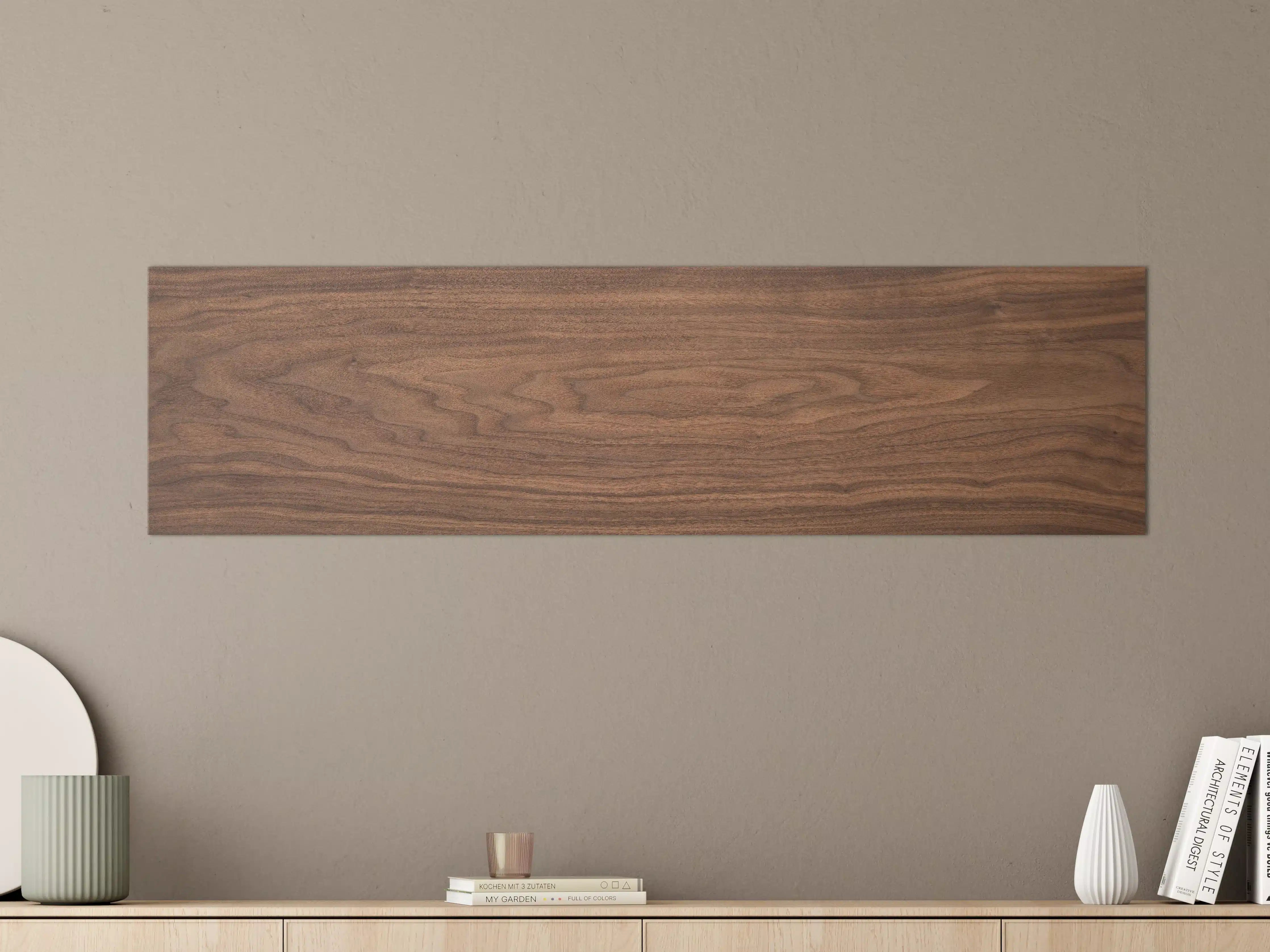 Große Wandbilder - Walnussholz Matt