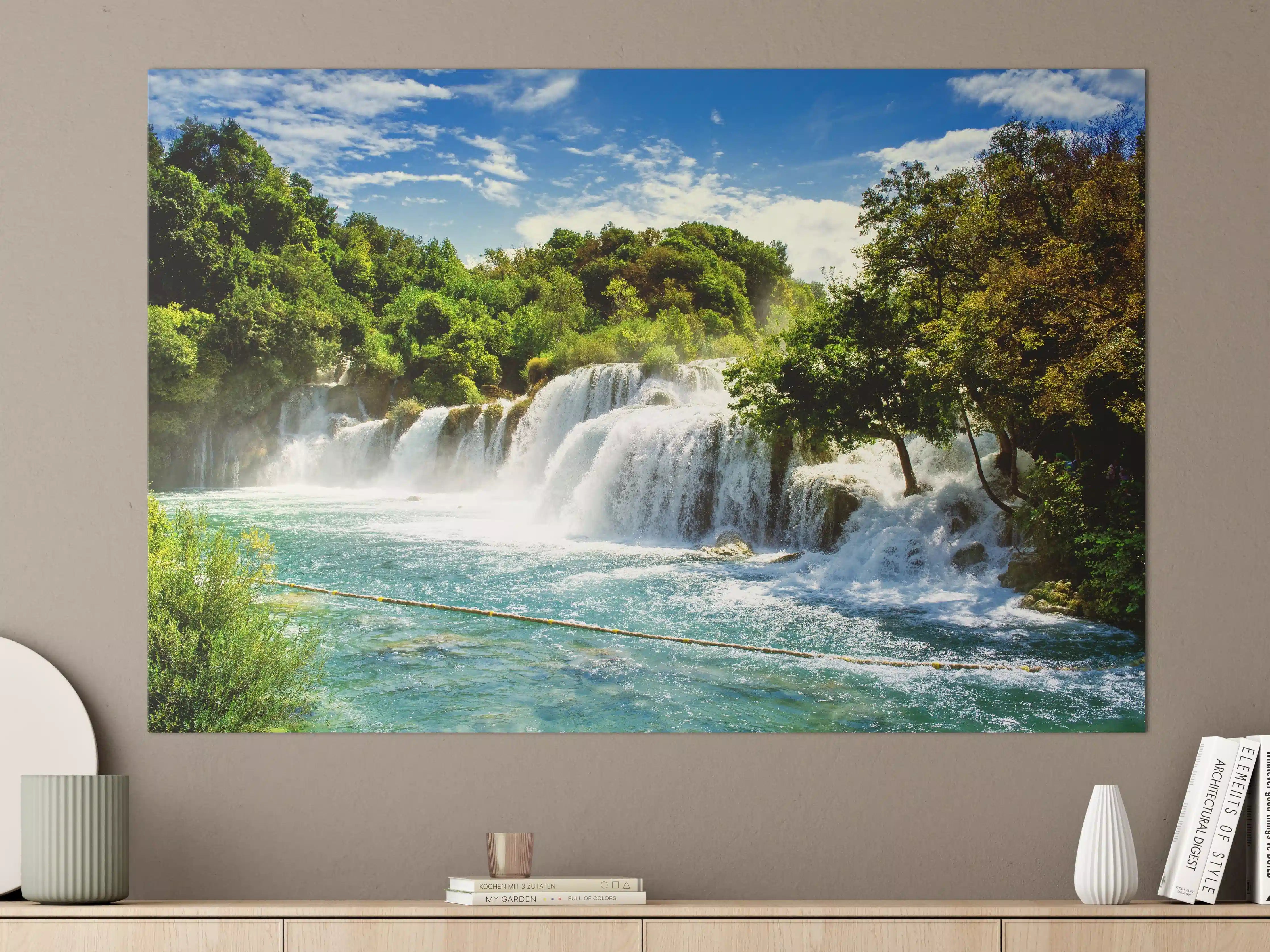 Große Wandbilder - Wasserfälle in Krka