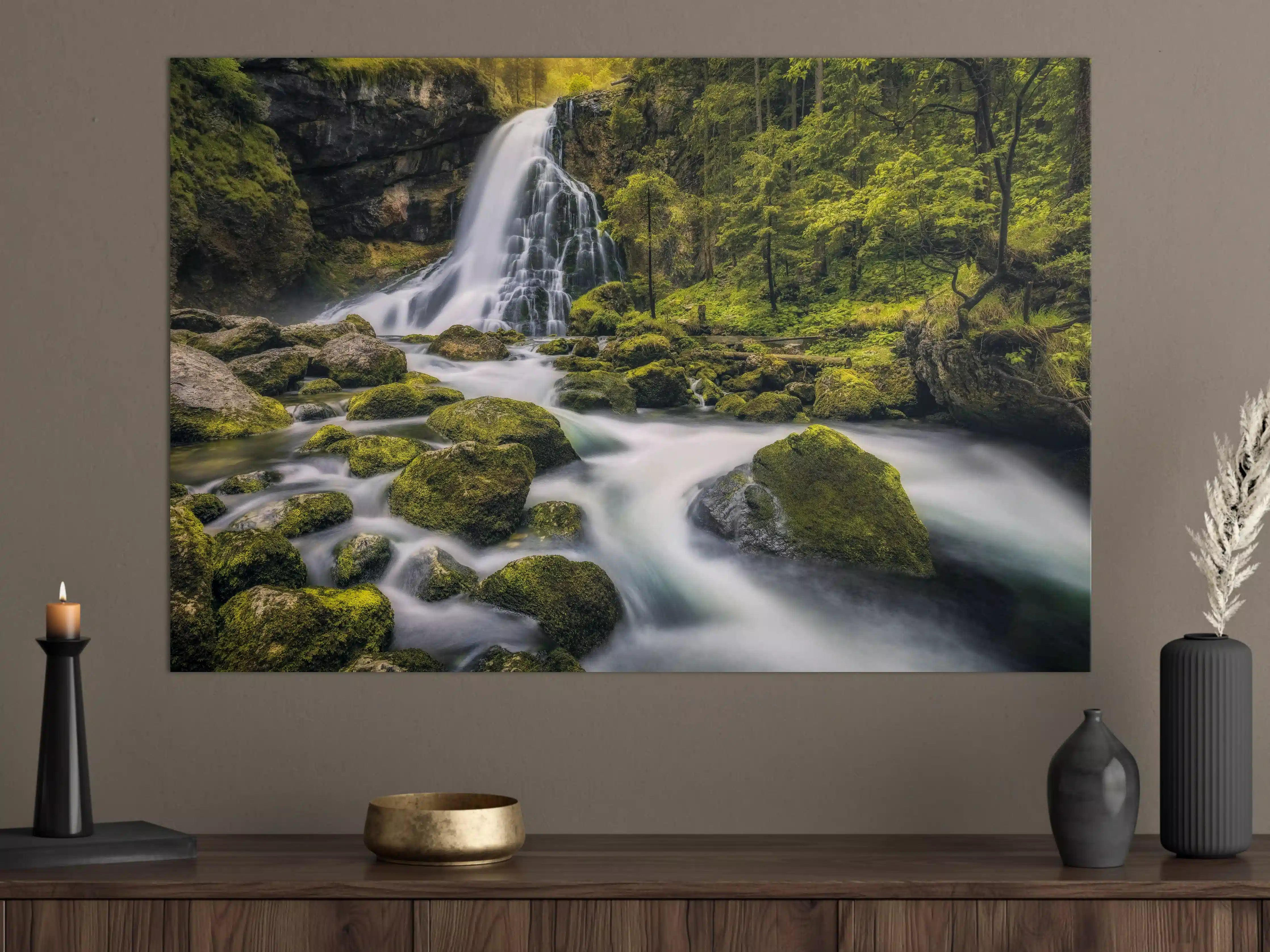 Große Wandbilder - Wasserfall in Golling, Salzburg