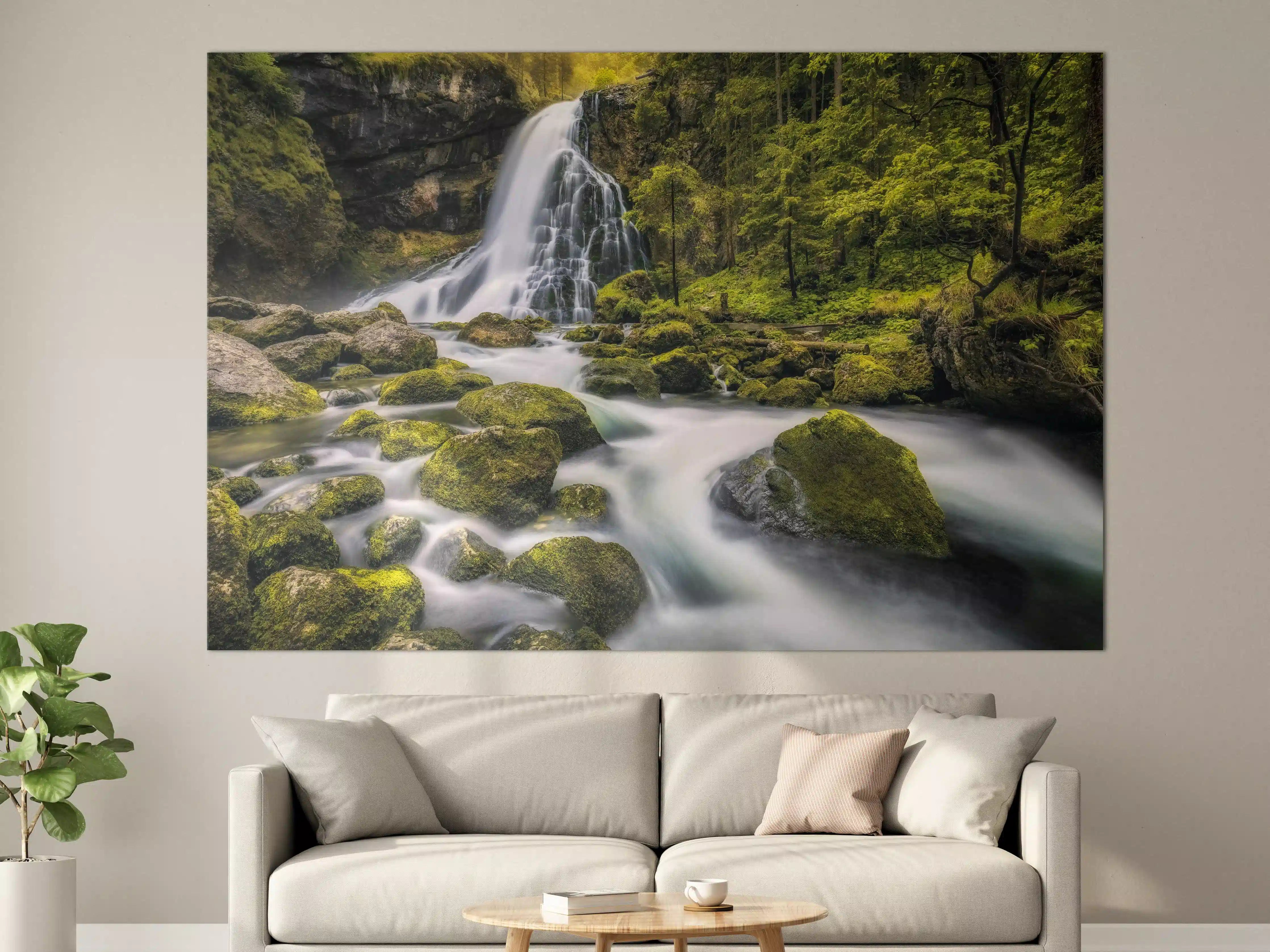 Große Wandbilder - Wasserfall in Golling, Salzburg