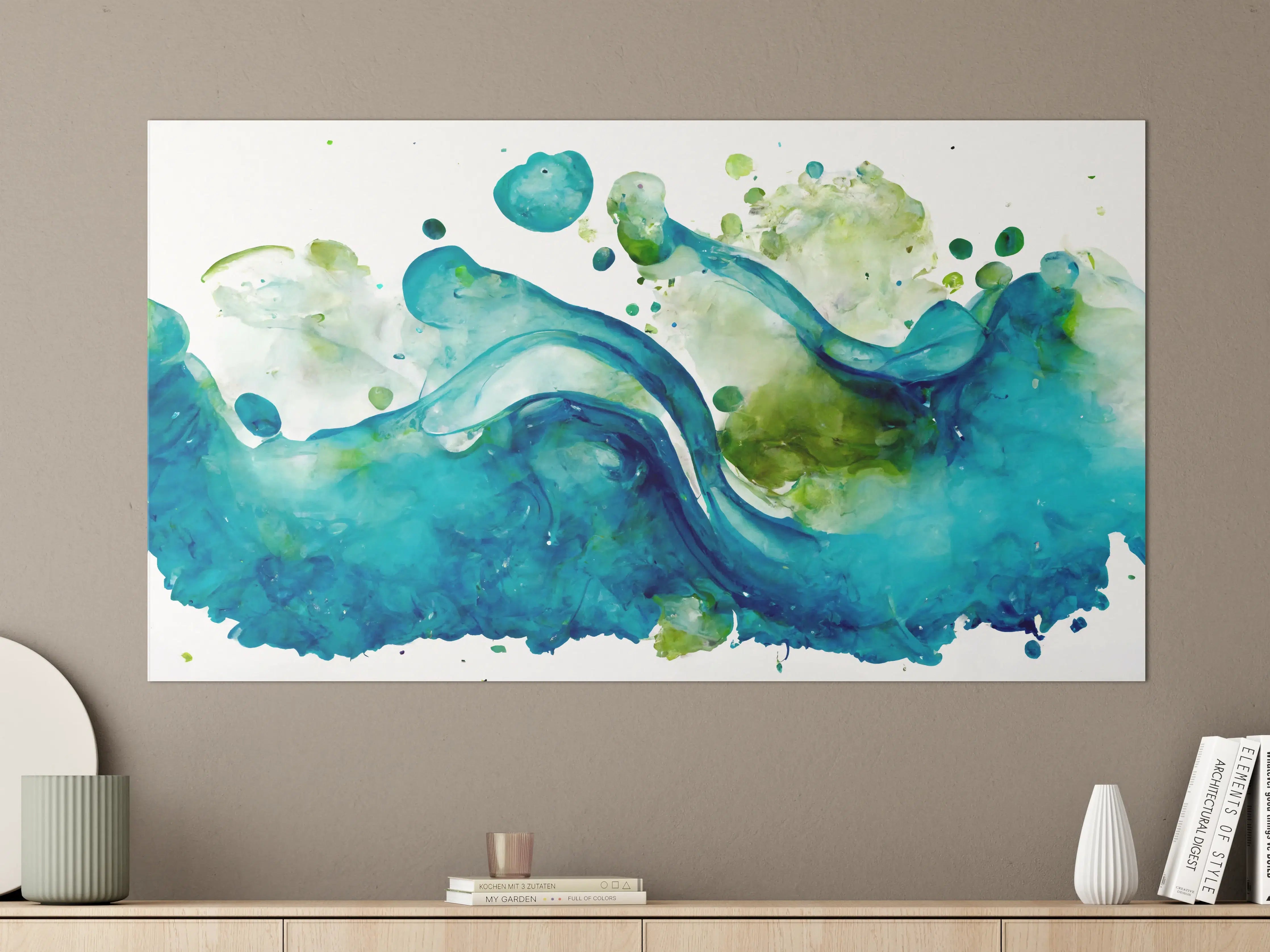 Große Wandbilder - Wassertropfen - Kunstmalerei