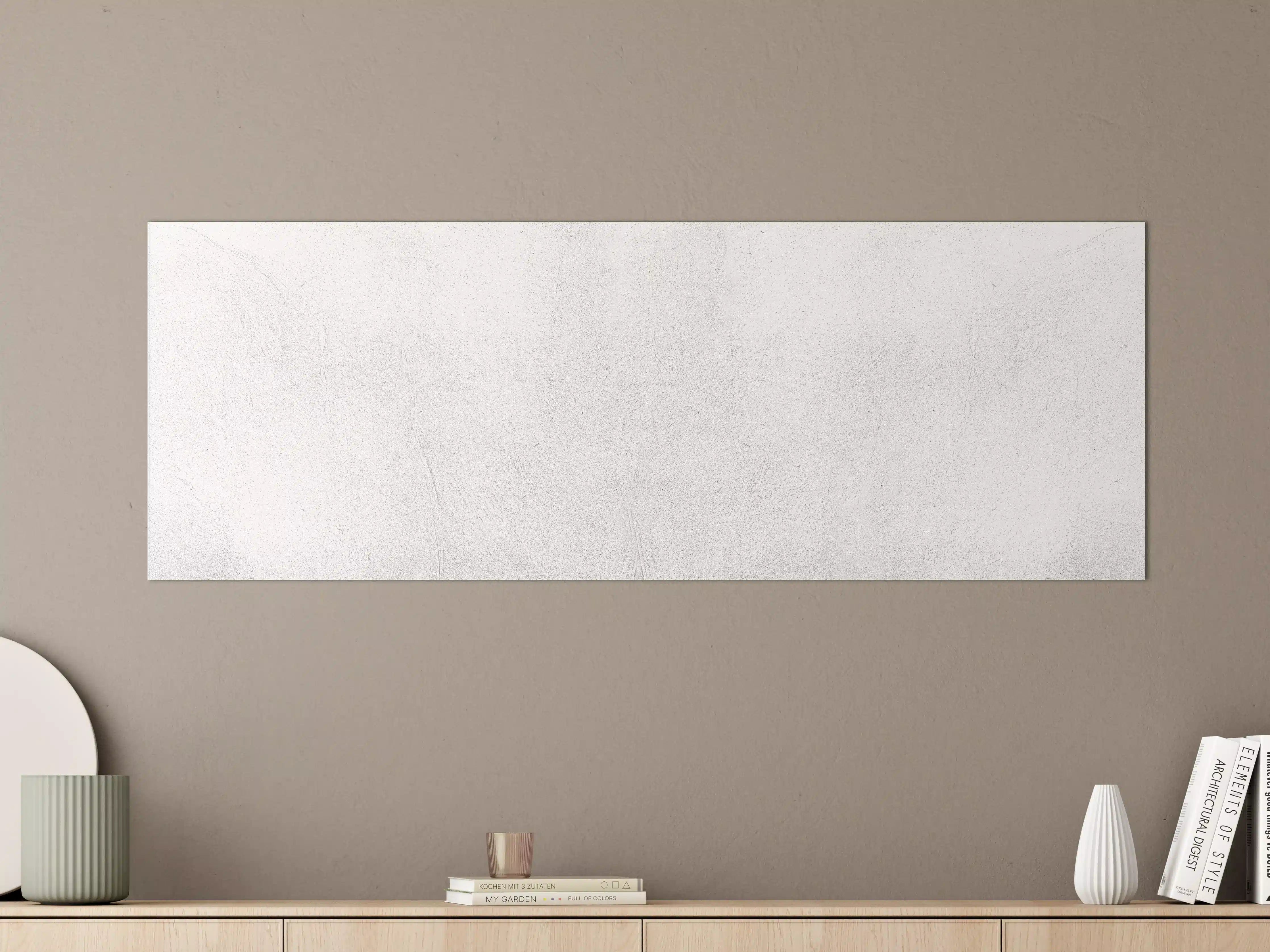 Große Wandbilder - Weiß beige Betonwand