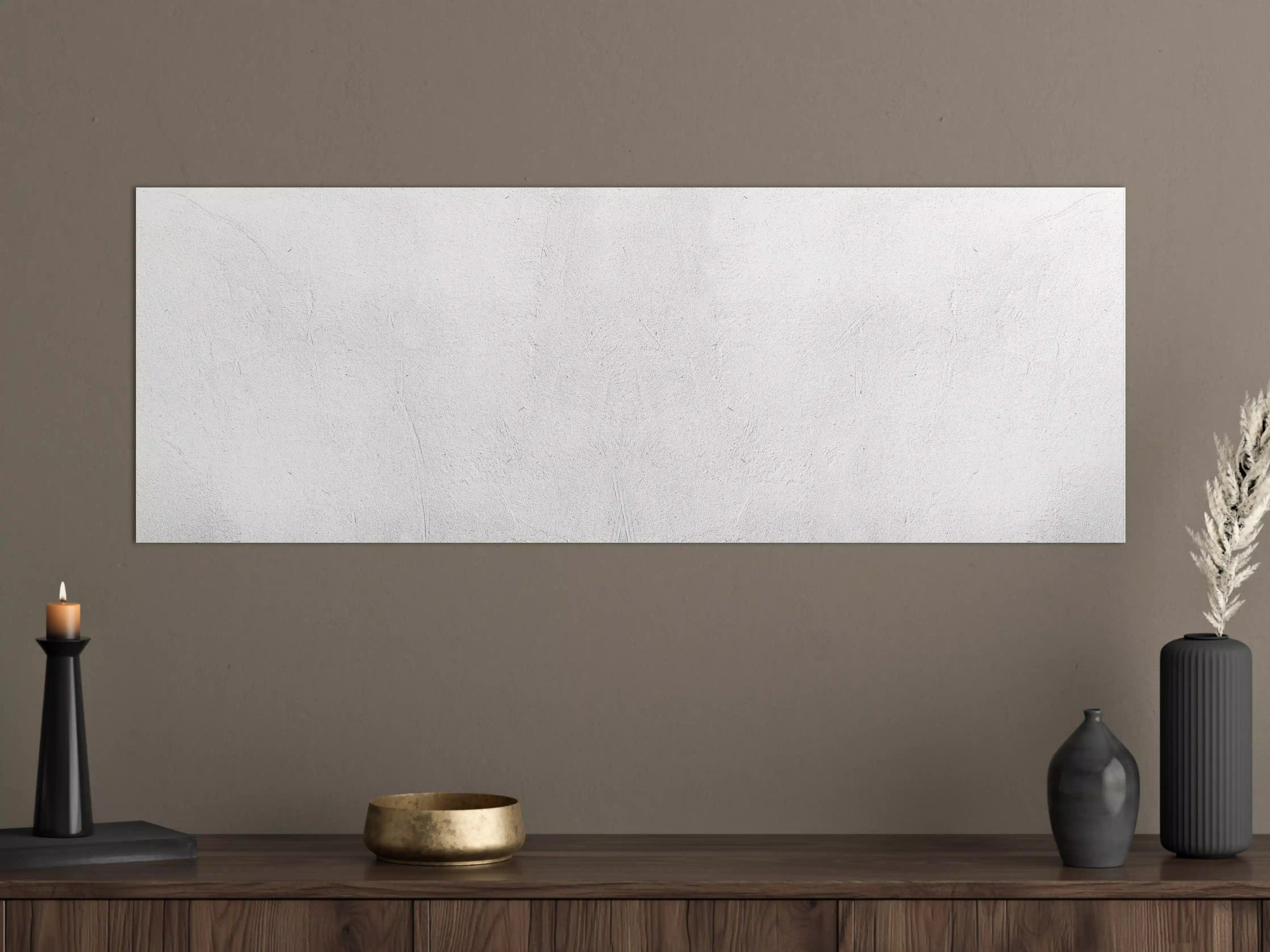 Große Wandbilder - Weiß beige Betonwand