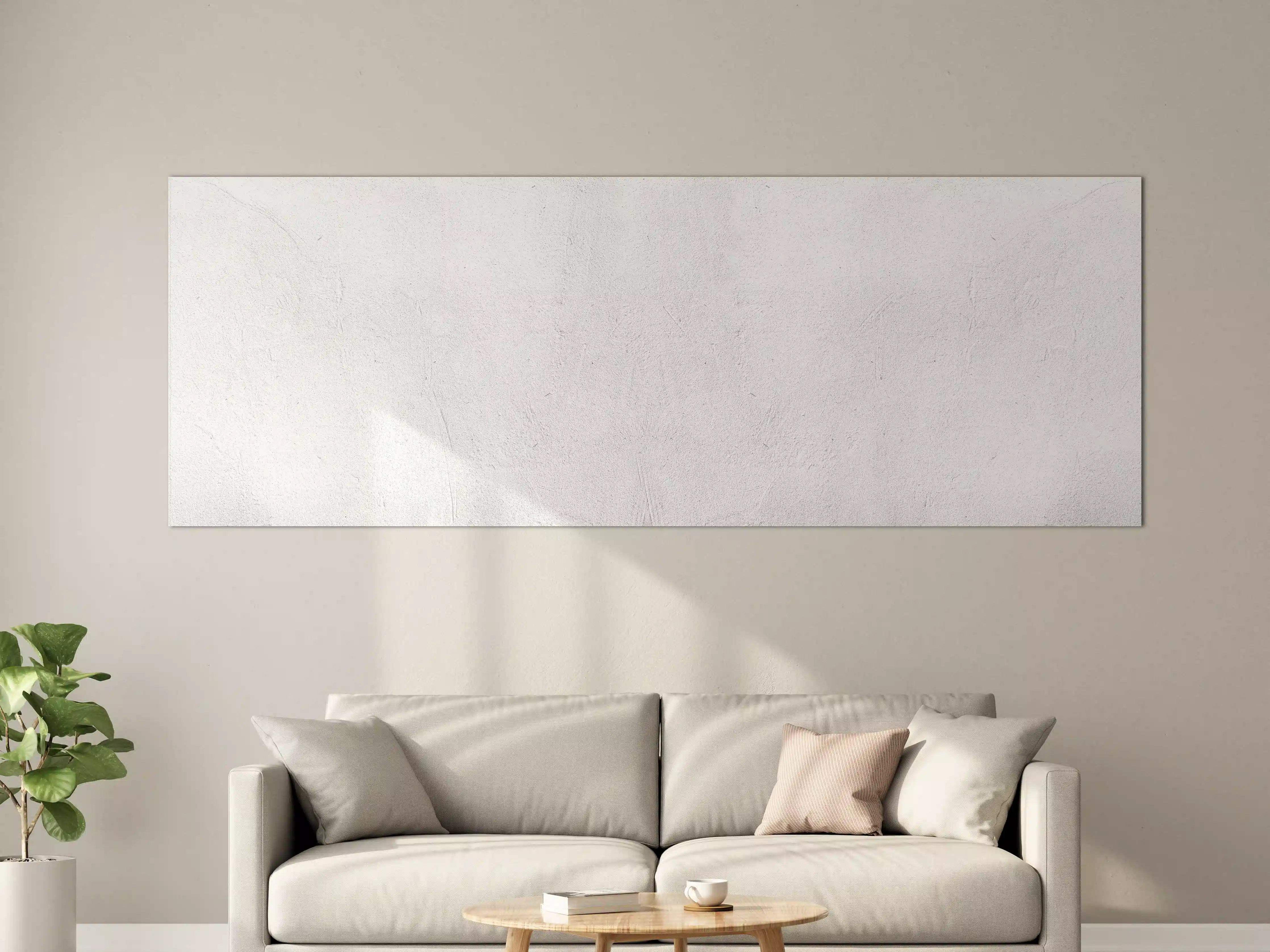 Große Wandbilder - Weiß beige Betonwand