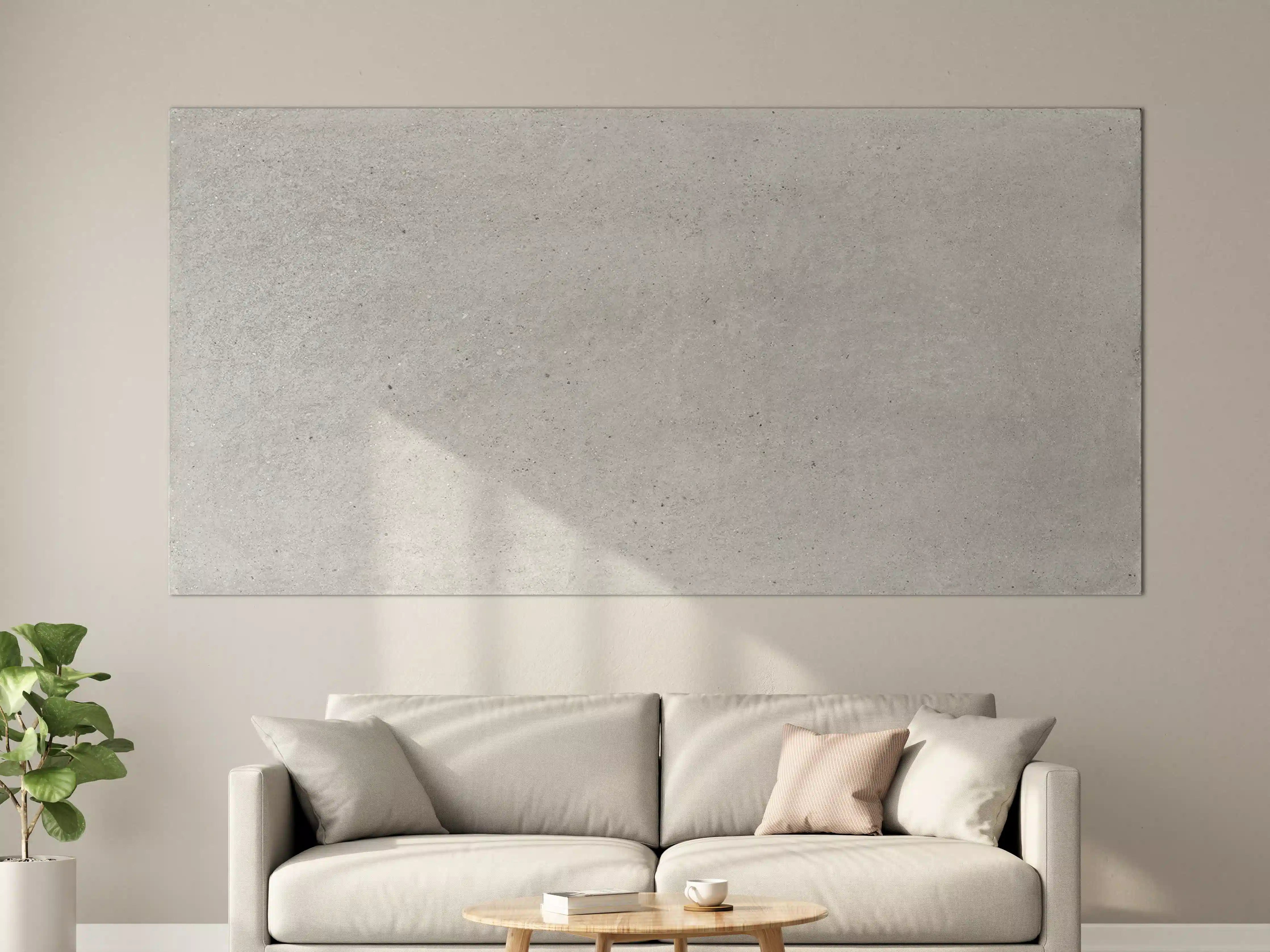 Große Wandbilder - Weiß graue Betonwand 2