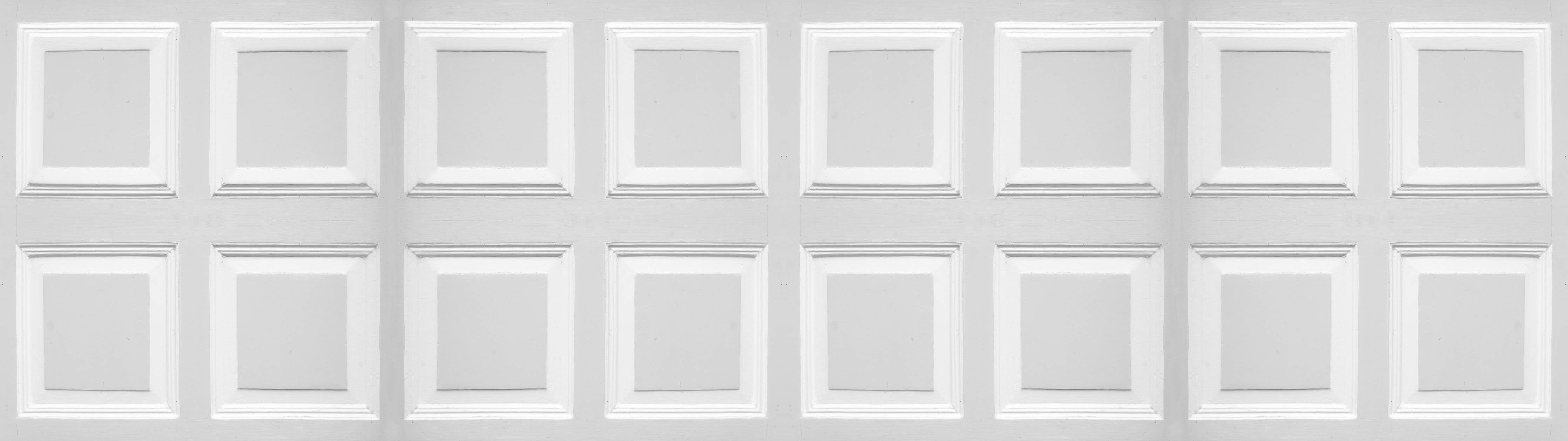 Große Wandbilder-Weiße Quadratische Tür Textur