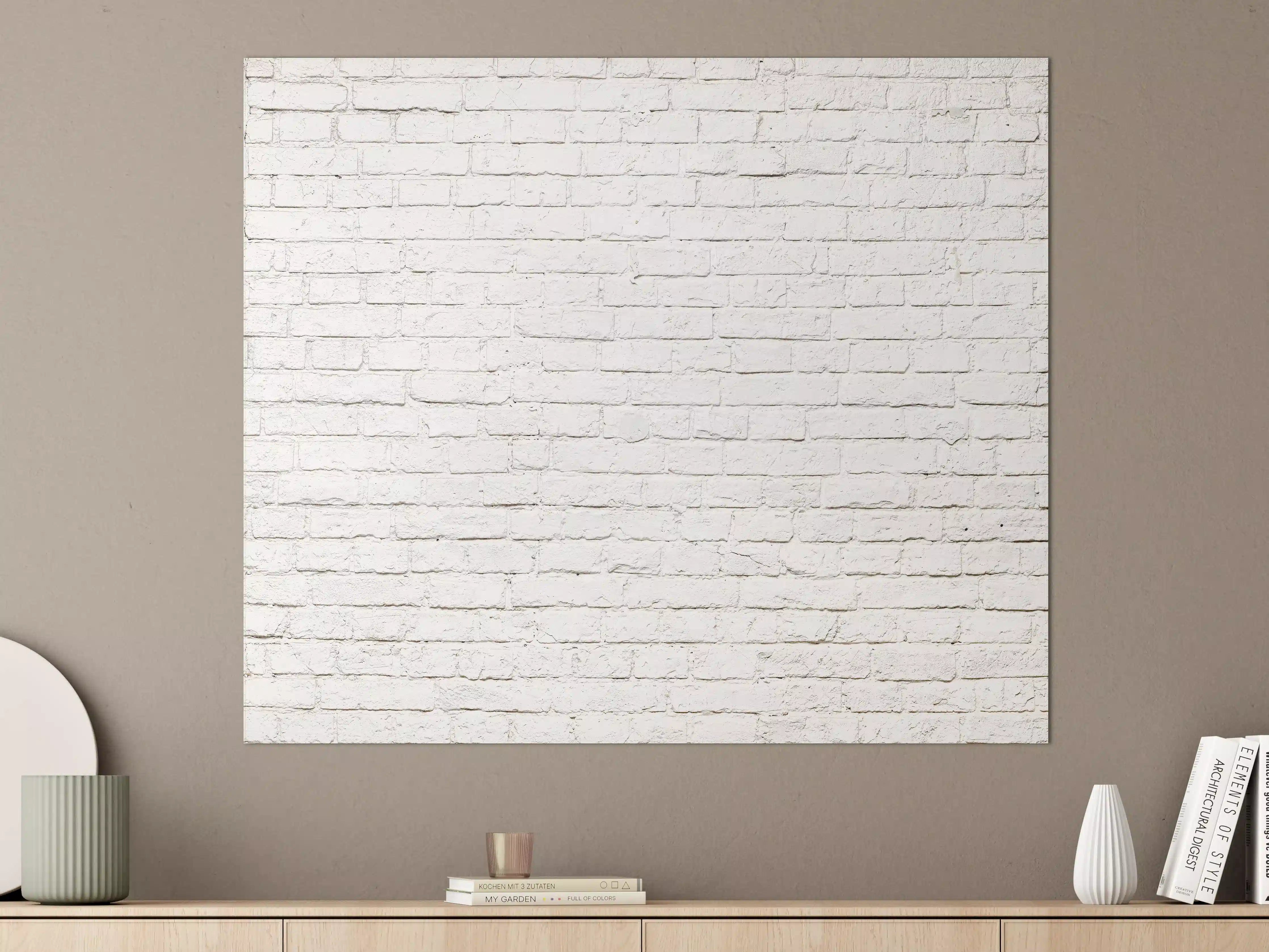 Große Wandbilder - Weißer Backstein