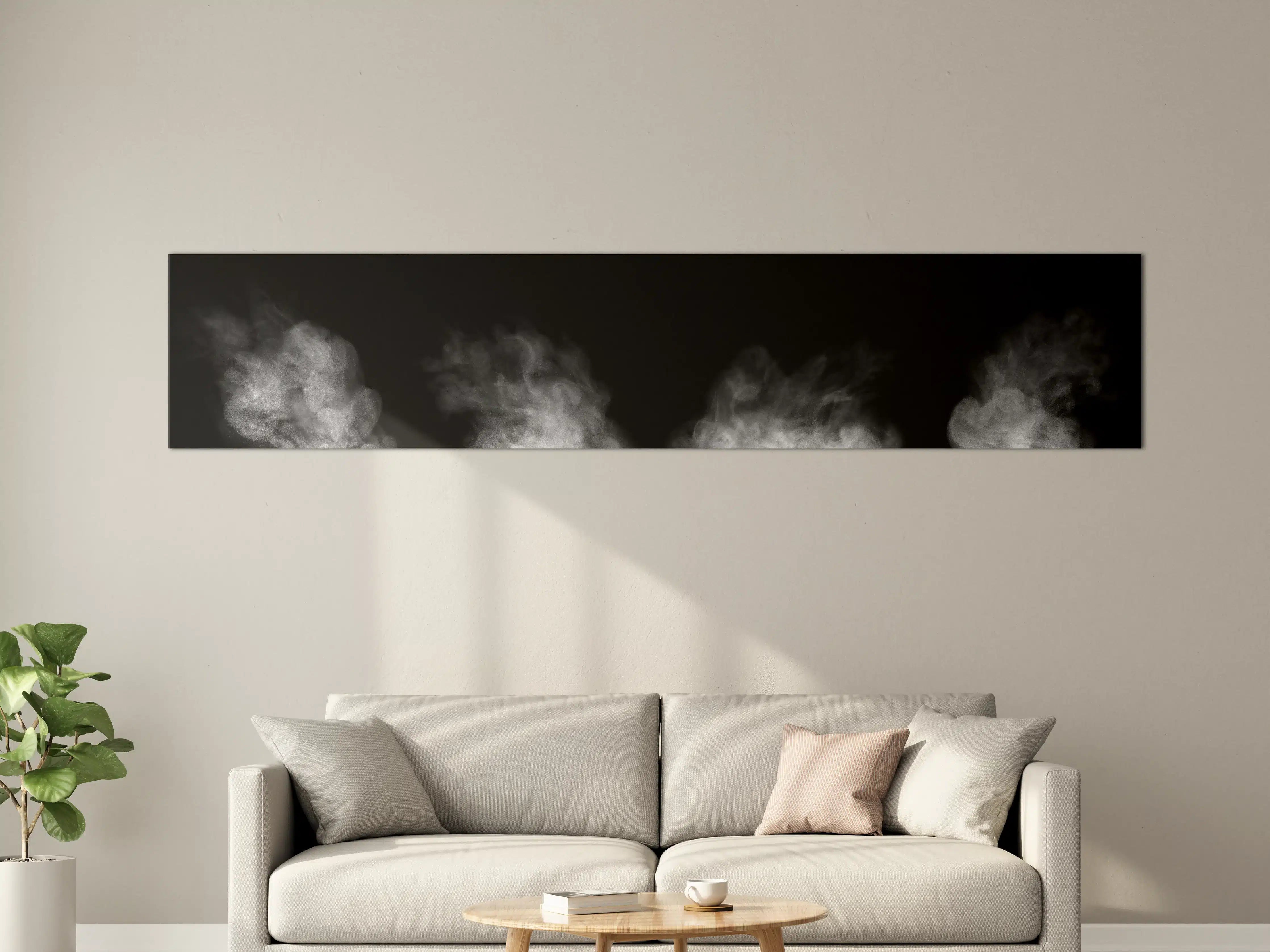 Große Wandbilder - Weißer Dampf