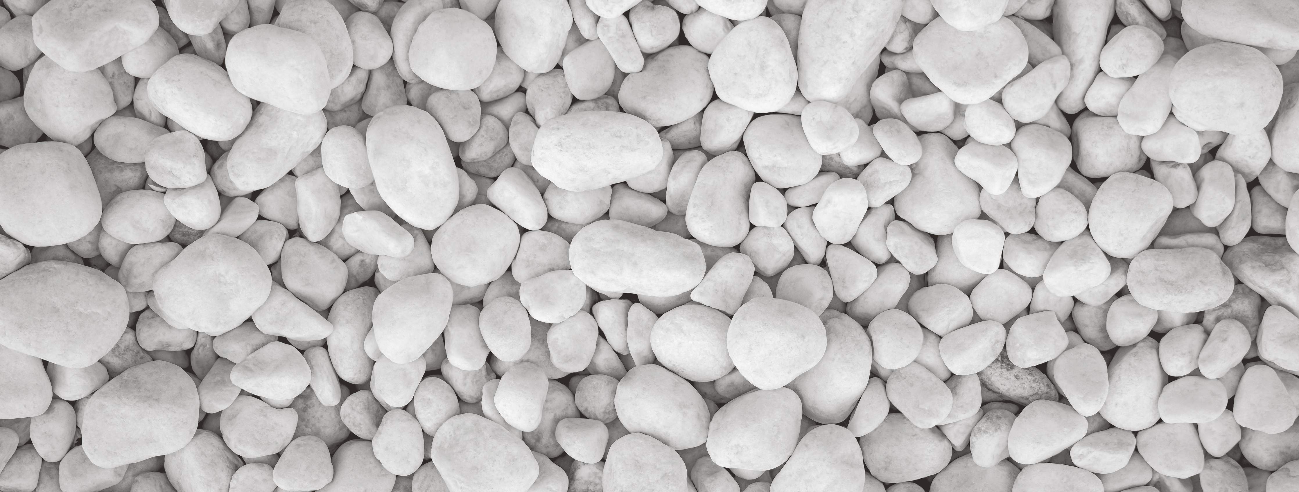 Große Wandbilder-Weißer Kieselstein