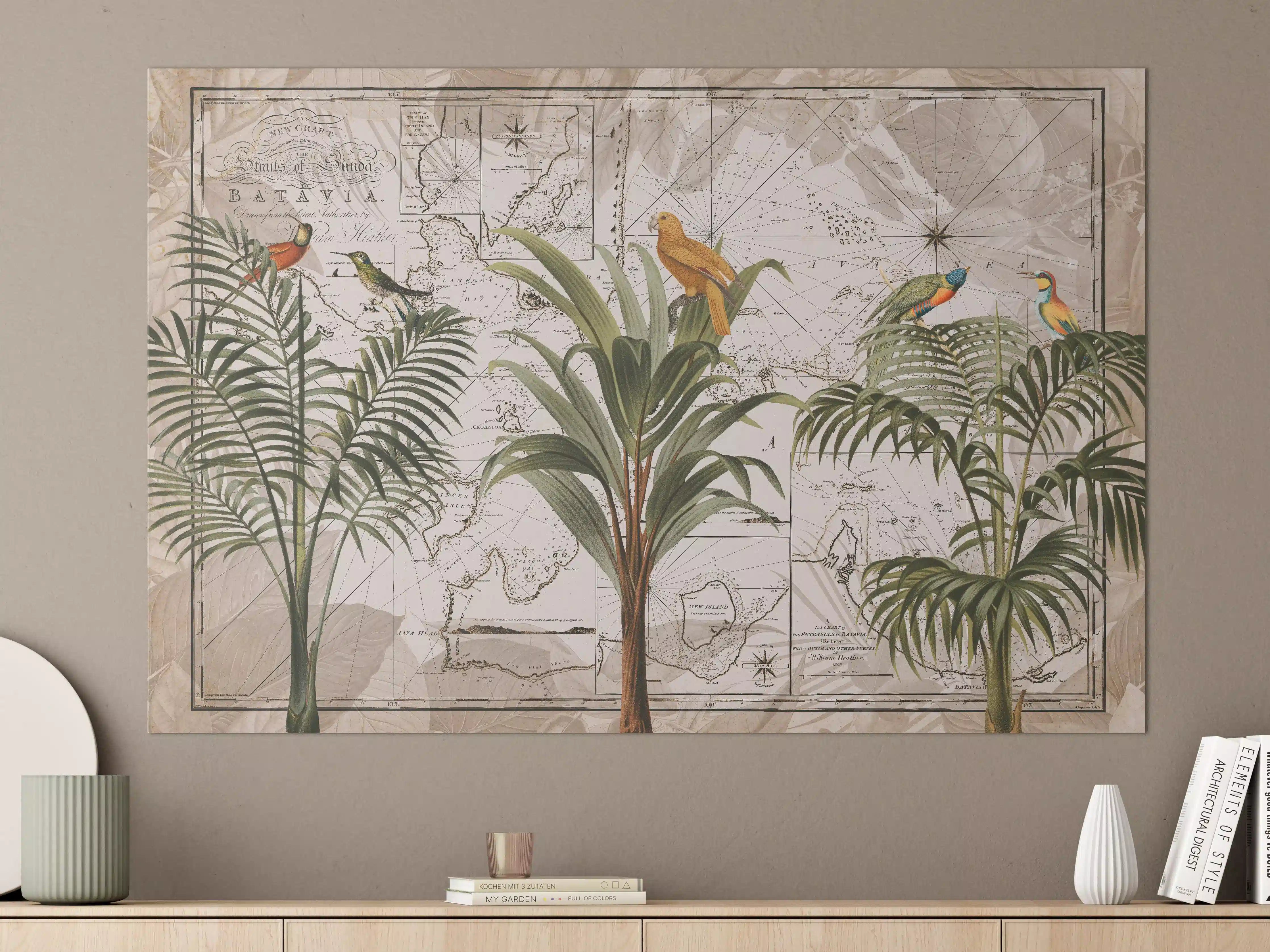 Große Wandbilder - Weltkarte - Indonesien