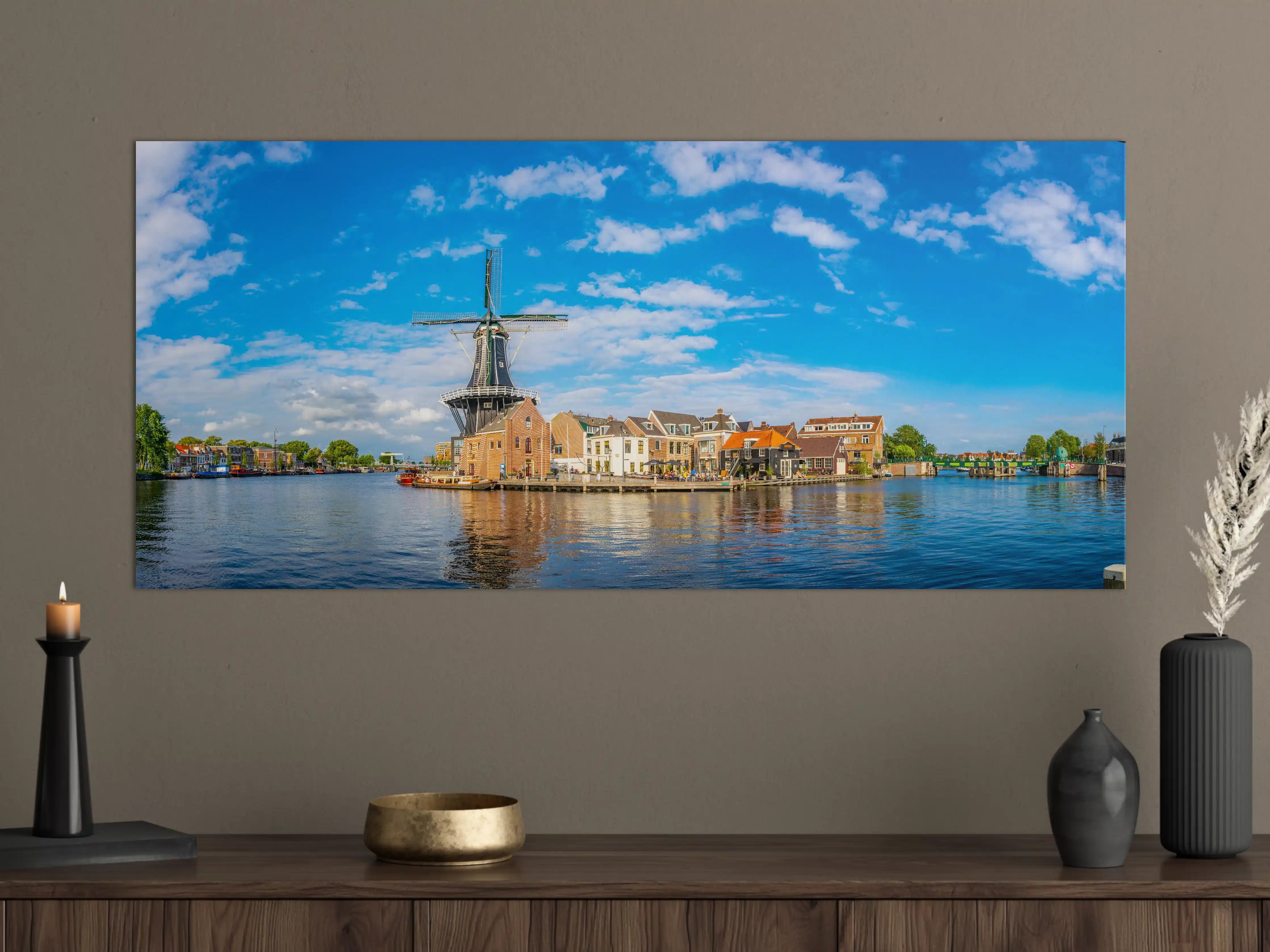 Große Wandbilder - Windmühle in Haarlem