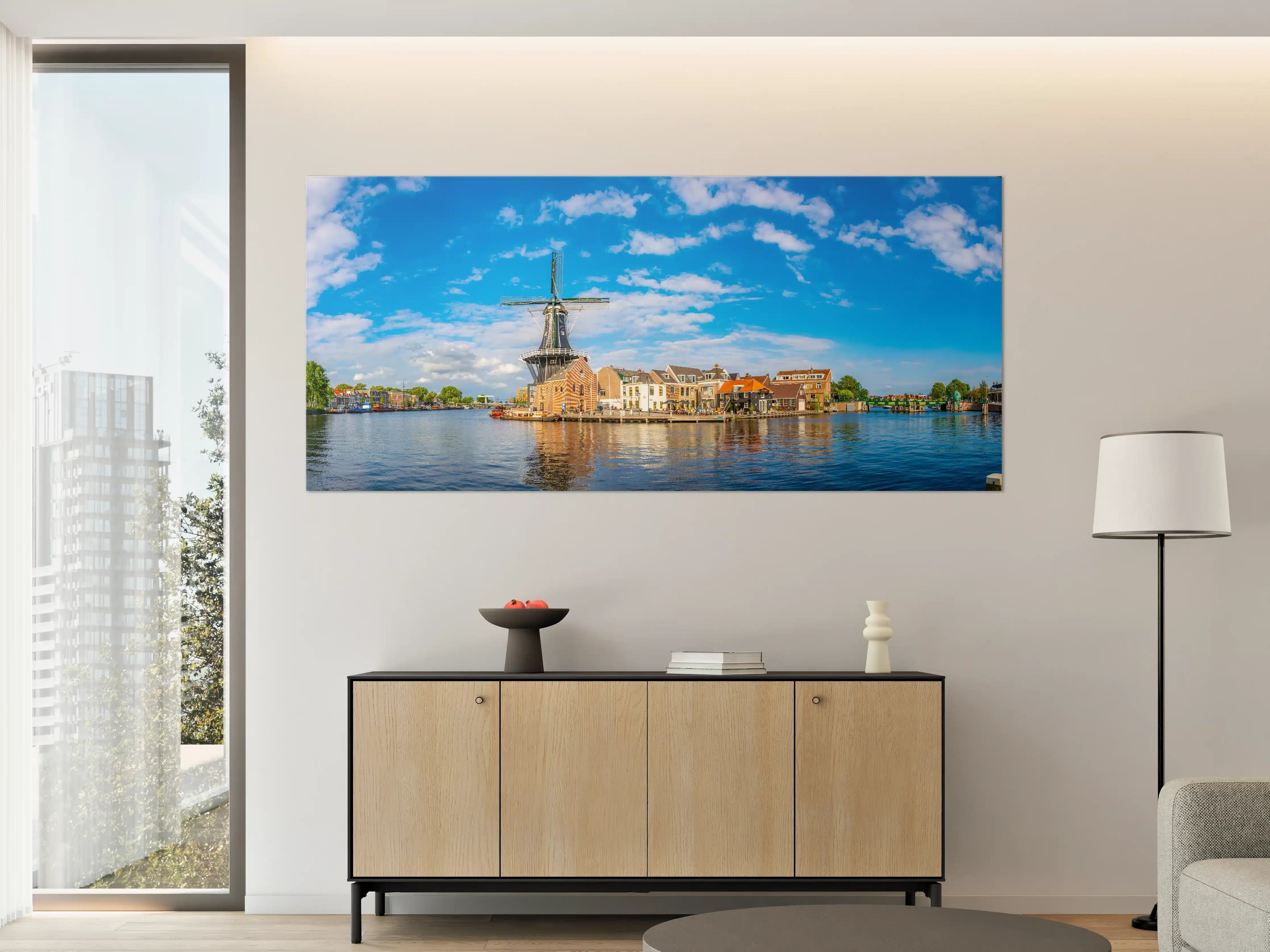 Große Wandbilder - Windmühle in Haarlem