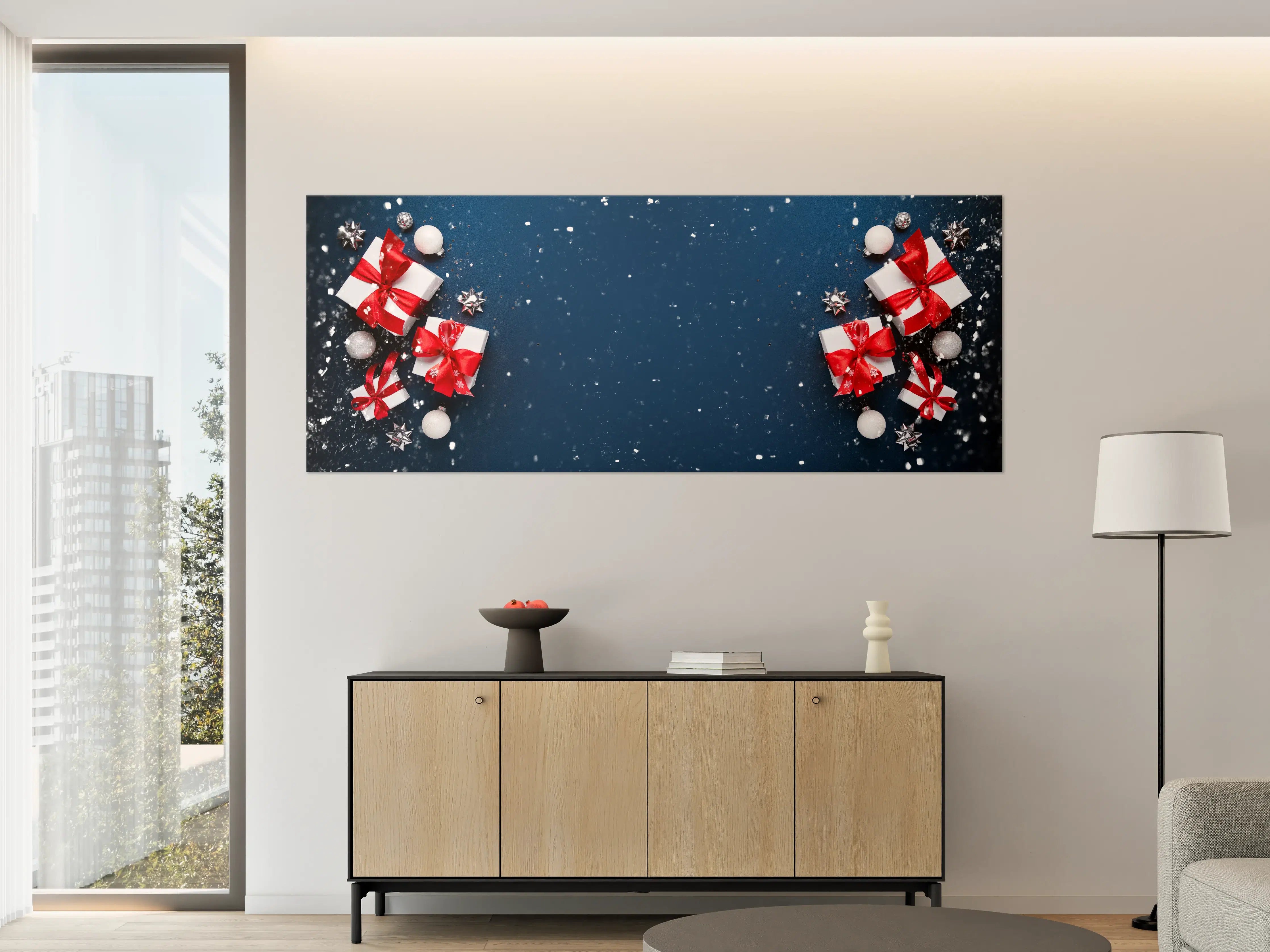 Große Wandbilder - Winterdekoration als Banner