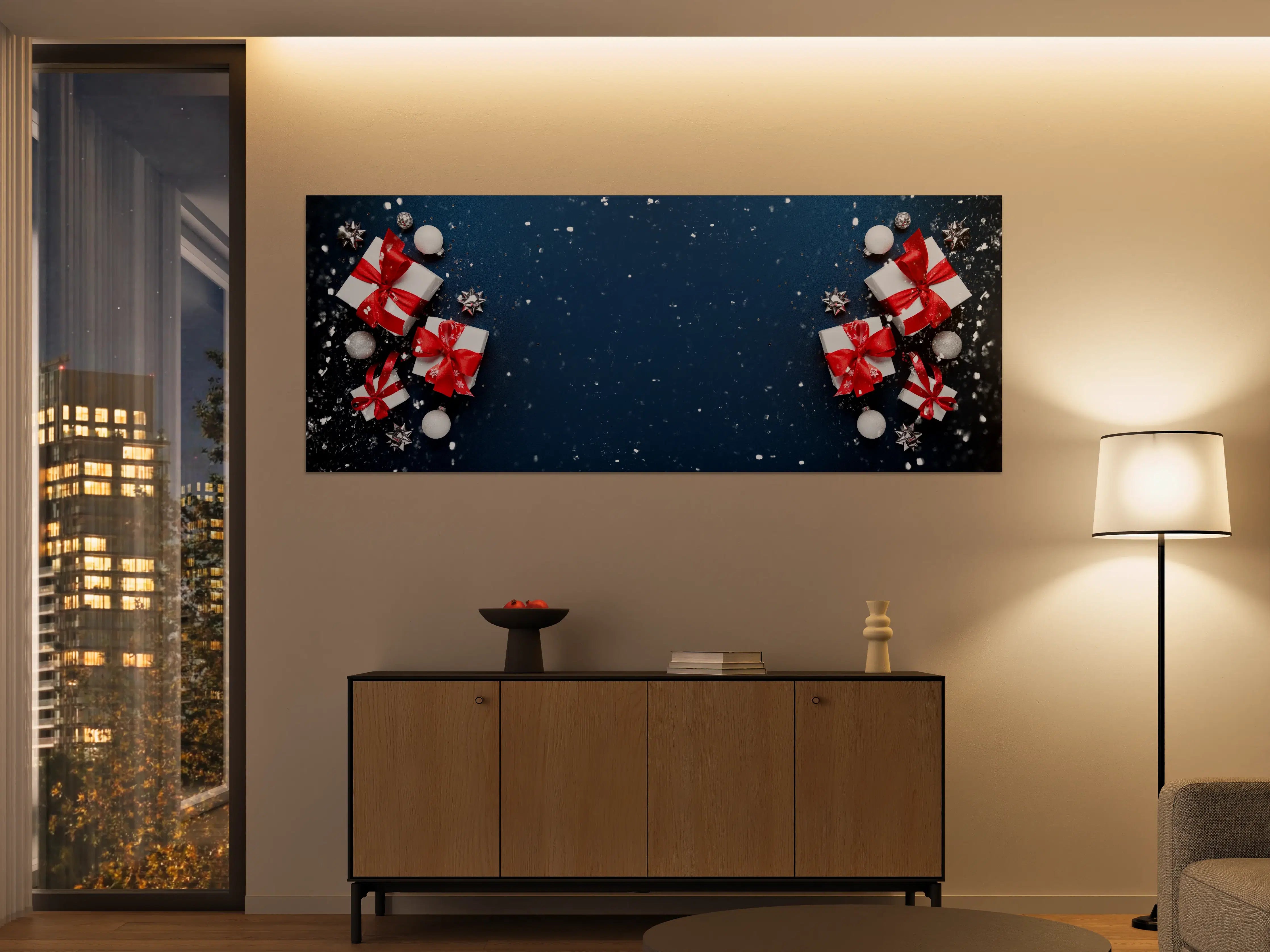 Große Wandbilder - Winterdekoration als Banner