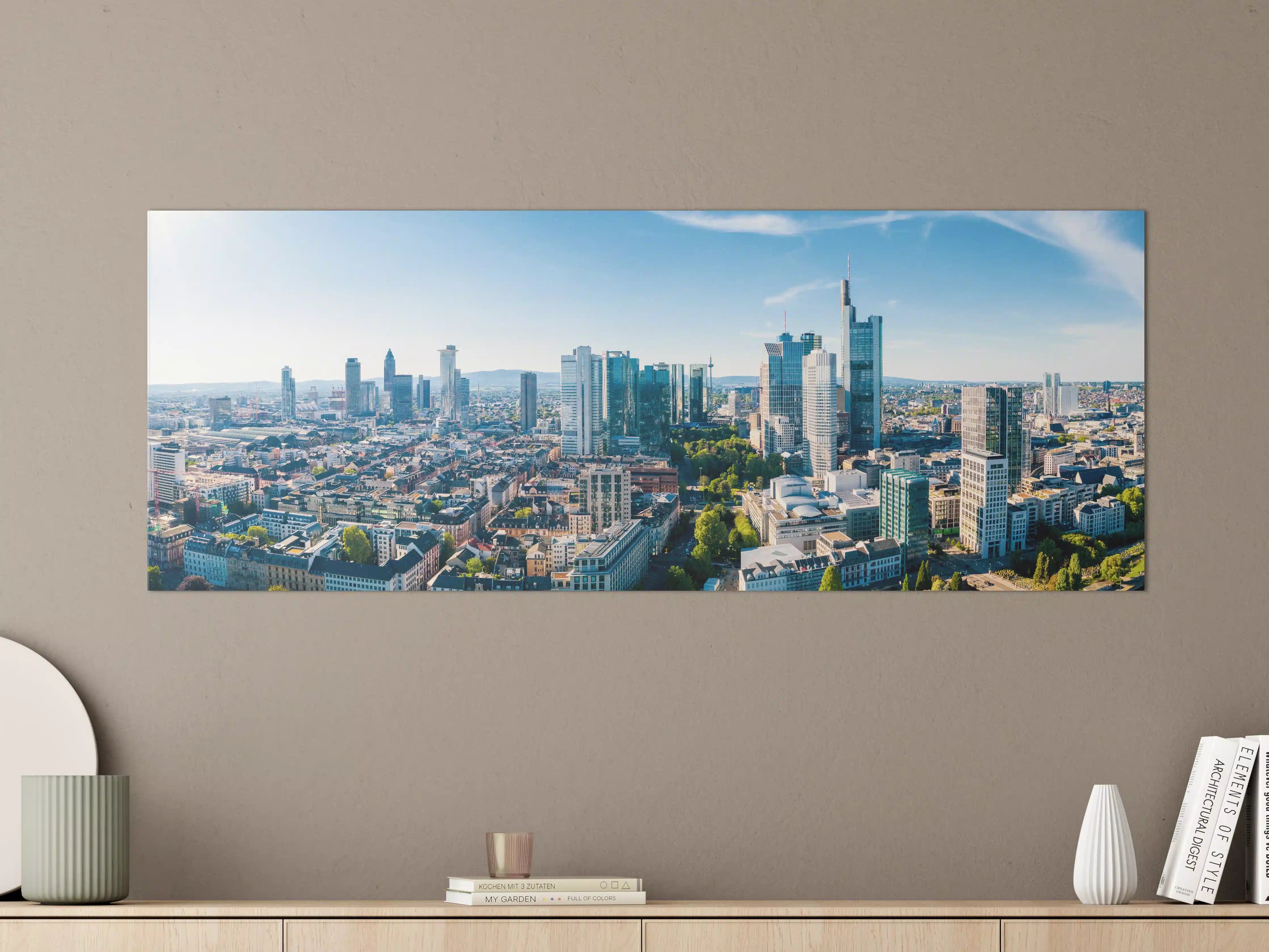 Große Wandbilder - Wolkenkratzer - Frankfurt am Main