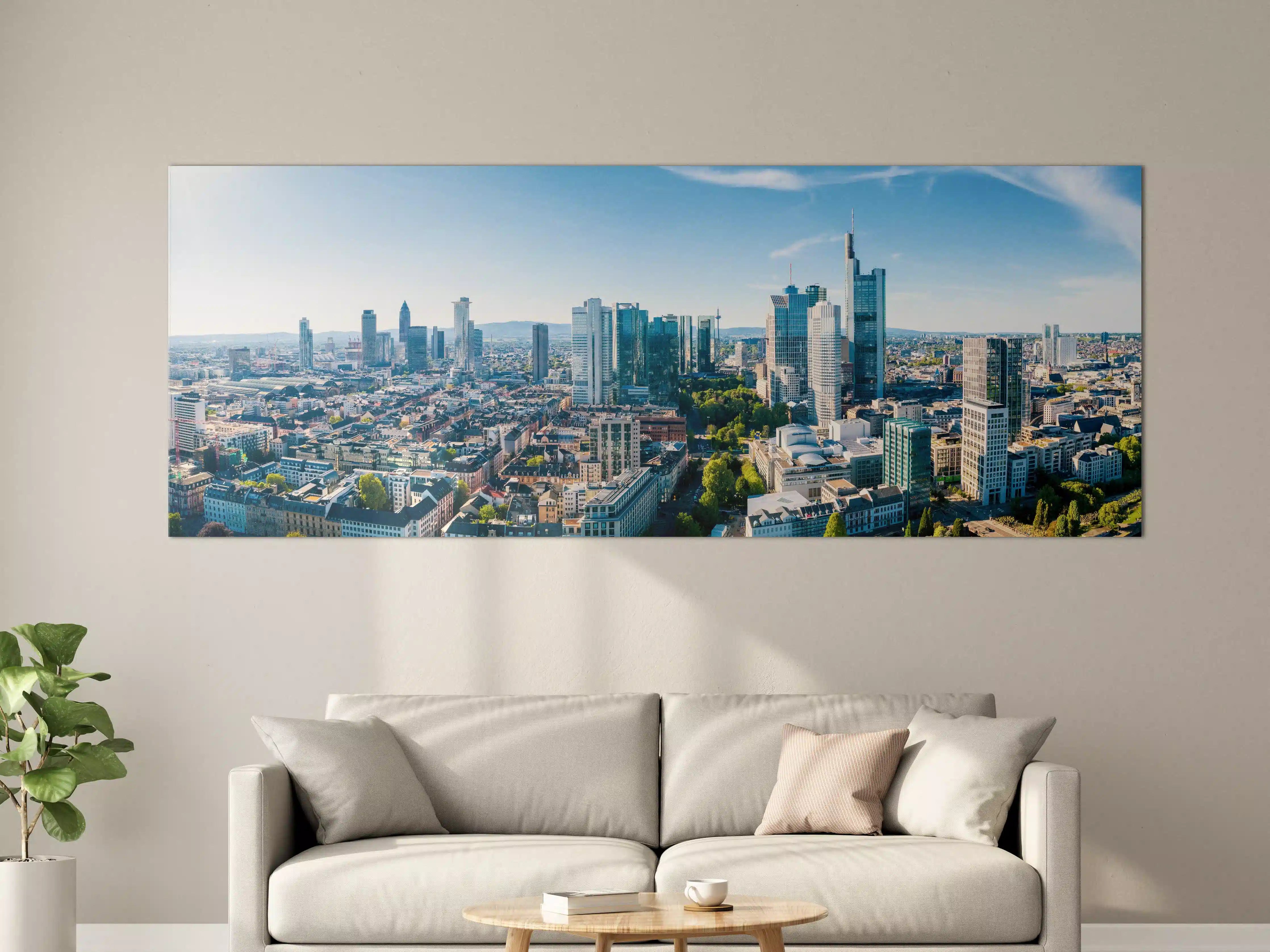 Große Wandbilder - Wolkenkratzer - Frankfurt am Main