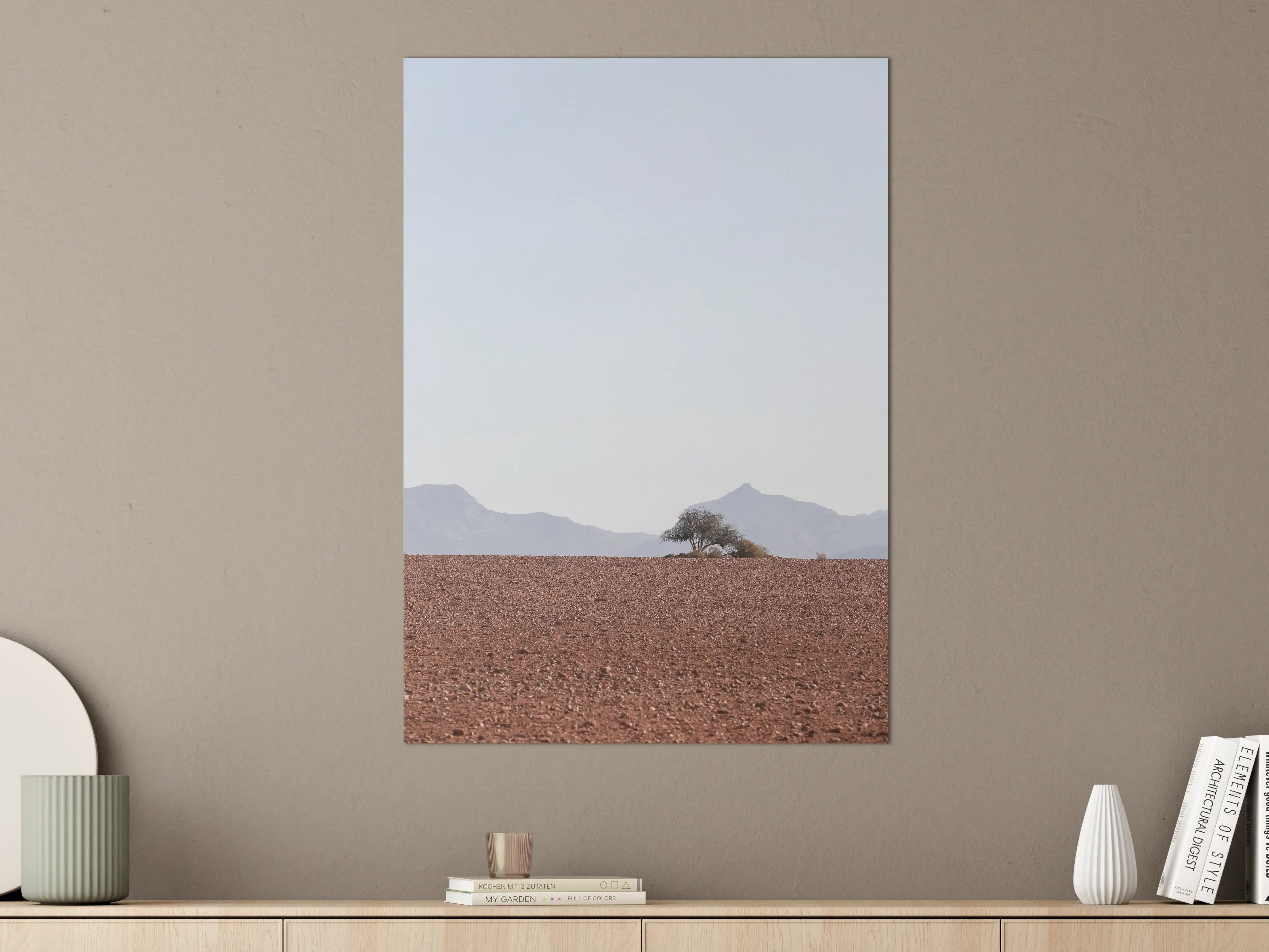 Große Wandbilder - Wüste Sanddünen Ozean Horizont