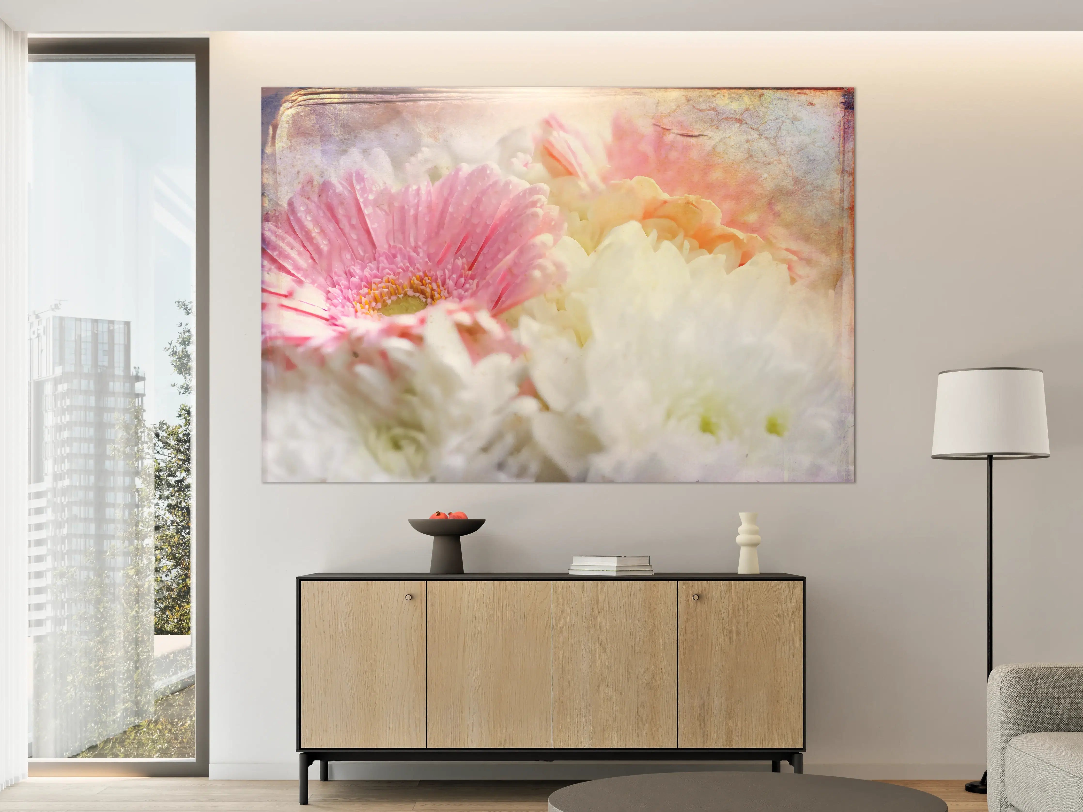 Große Wandbilder - Wunderschöne Blumen - Nahaufnahme