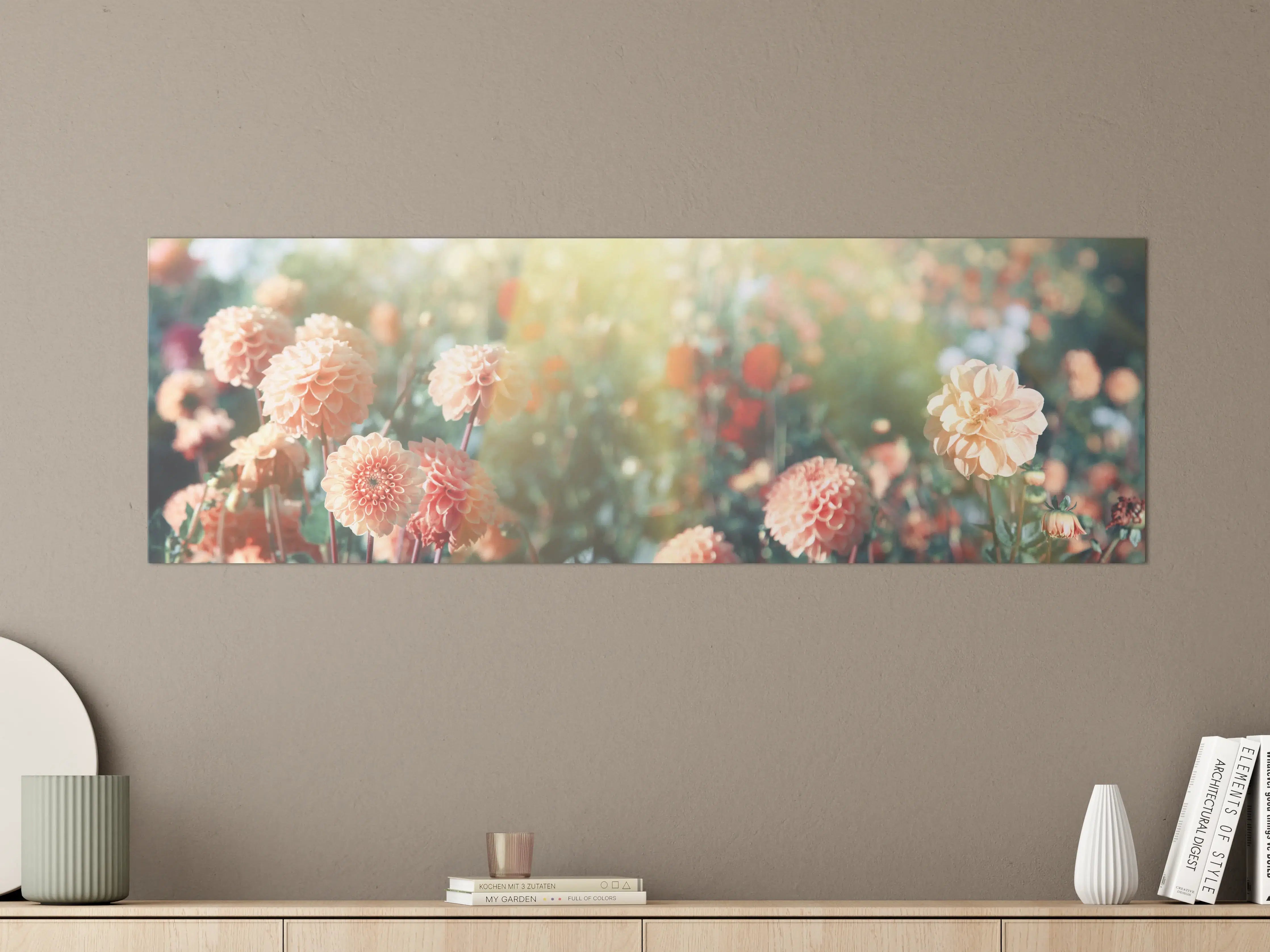 Große Wandbilder - Wunderschöne Blumen im Sommer