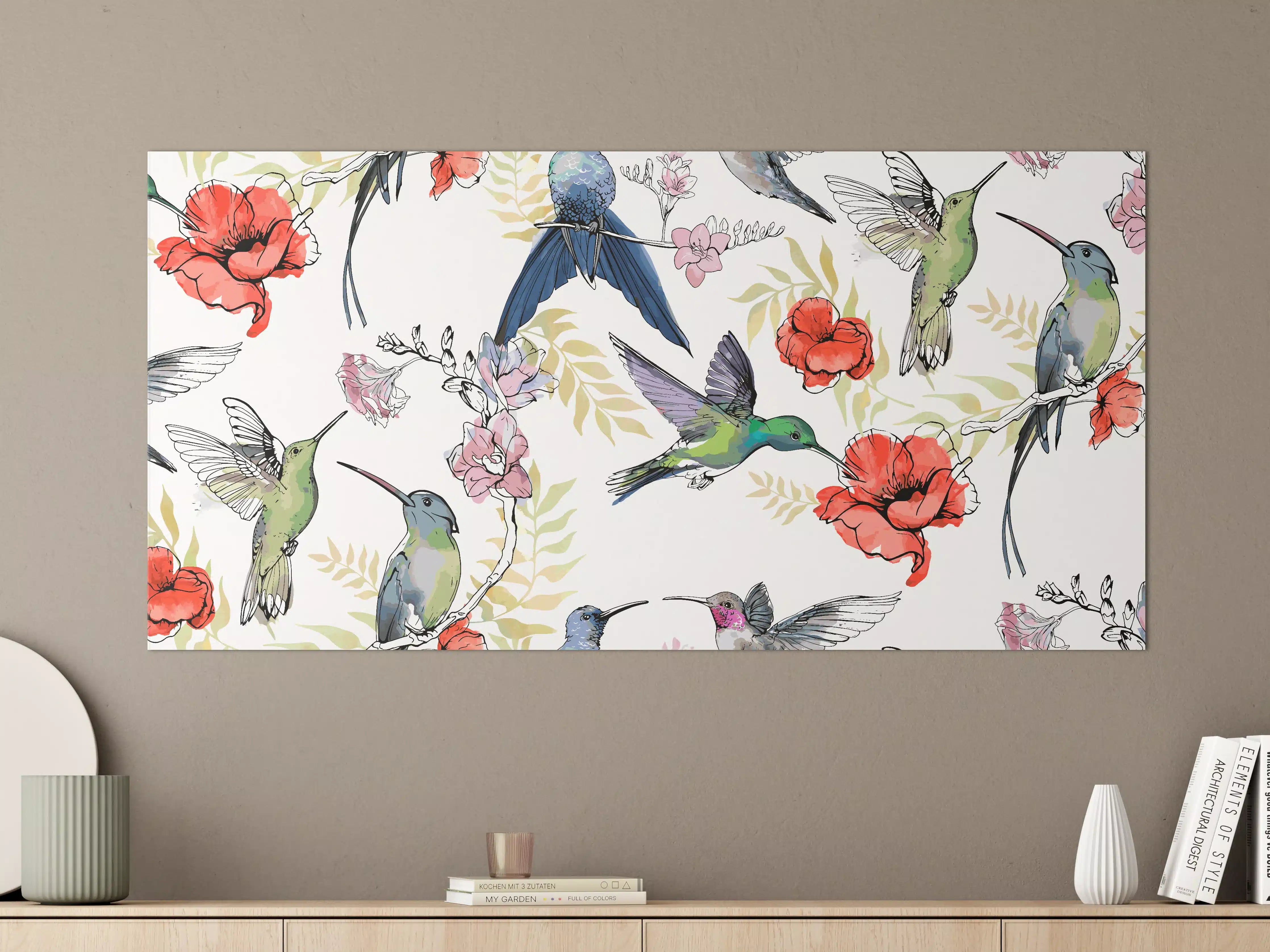 Große Wandbilder - Wunderschöne Kolibris