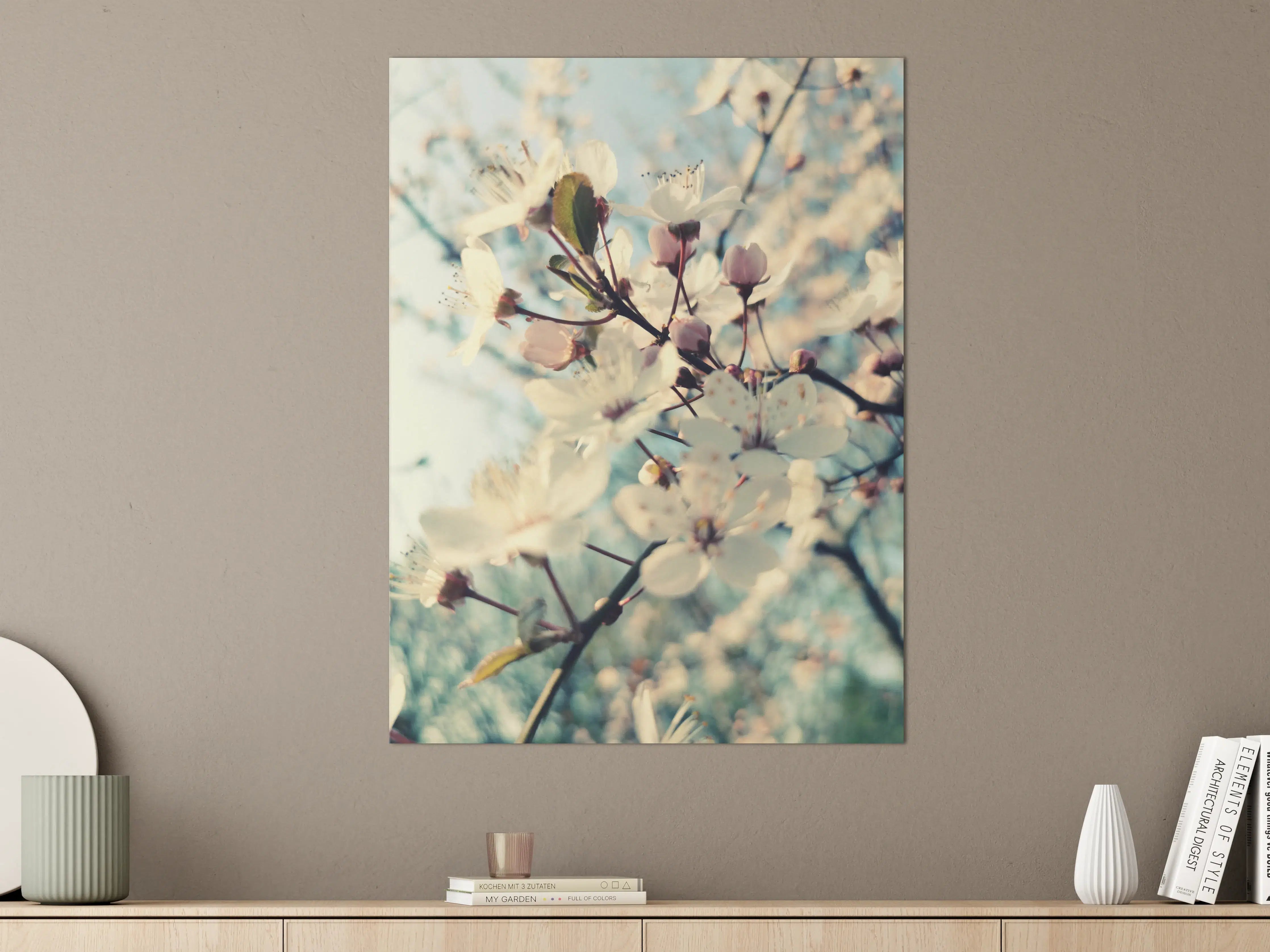Große Wandbilder - Zarte Blüten im Frühlingslicht