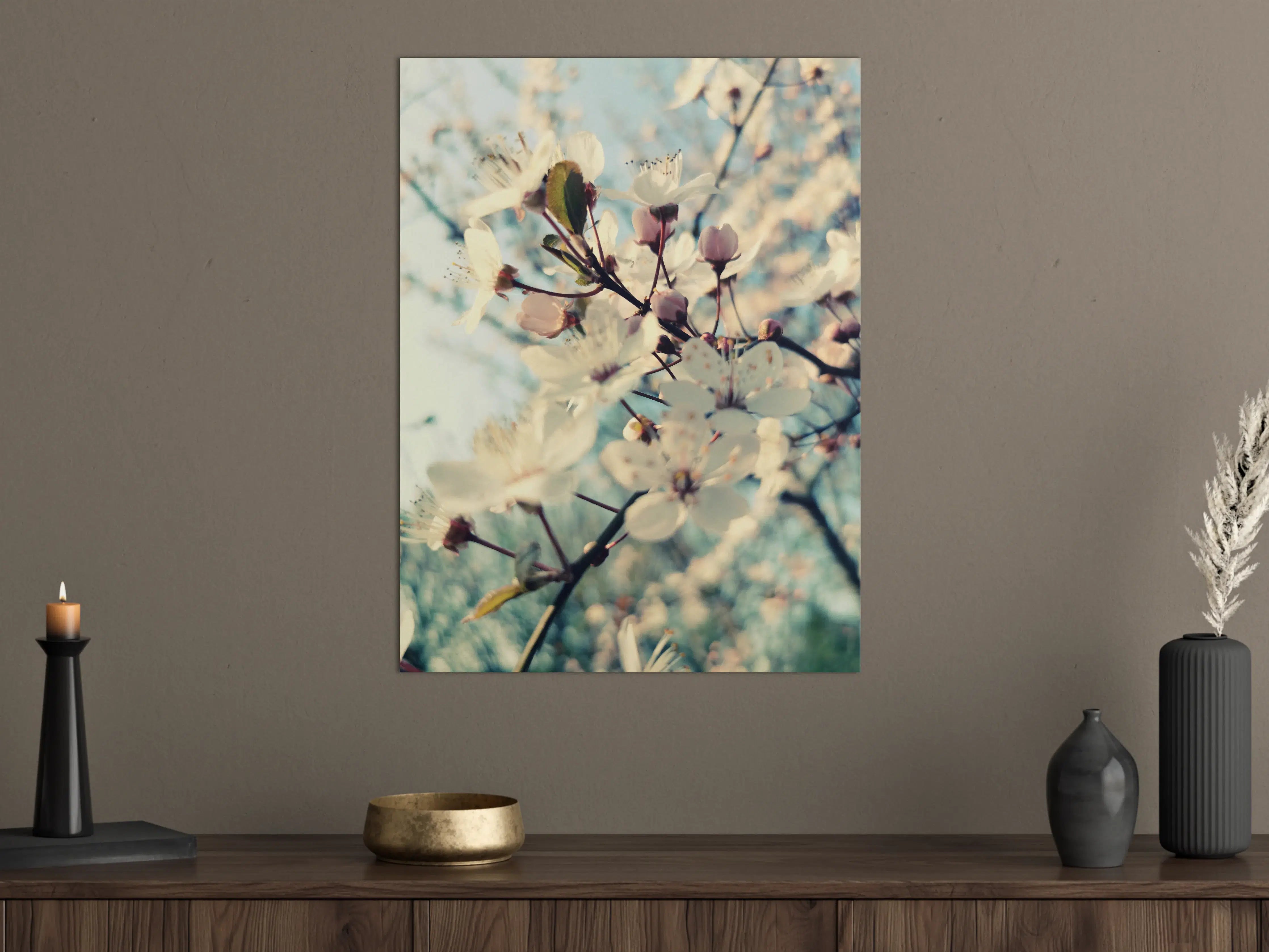 Große Wandbilder - Zarte Blüten im Frühlingslicht