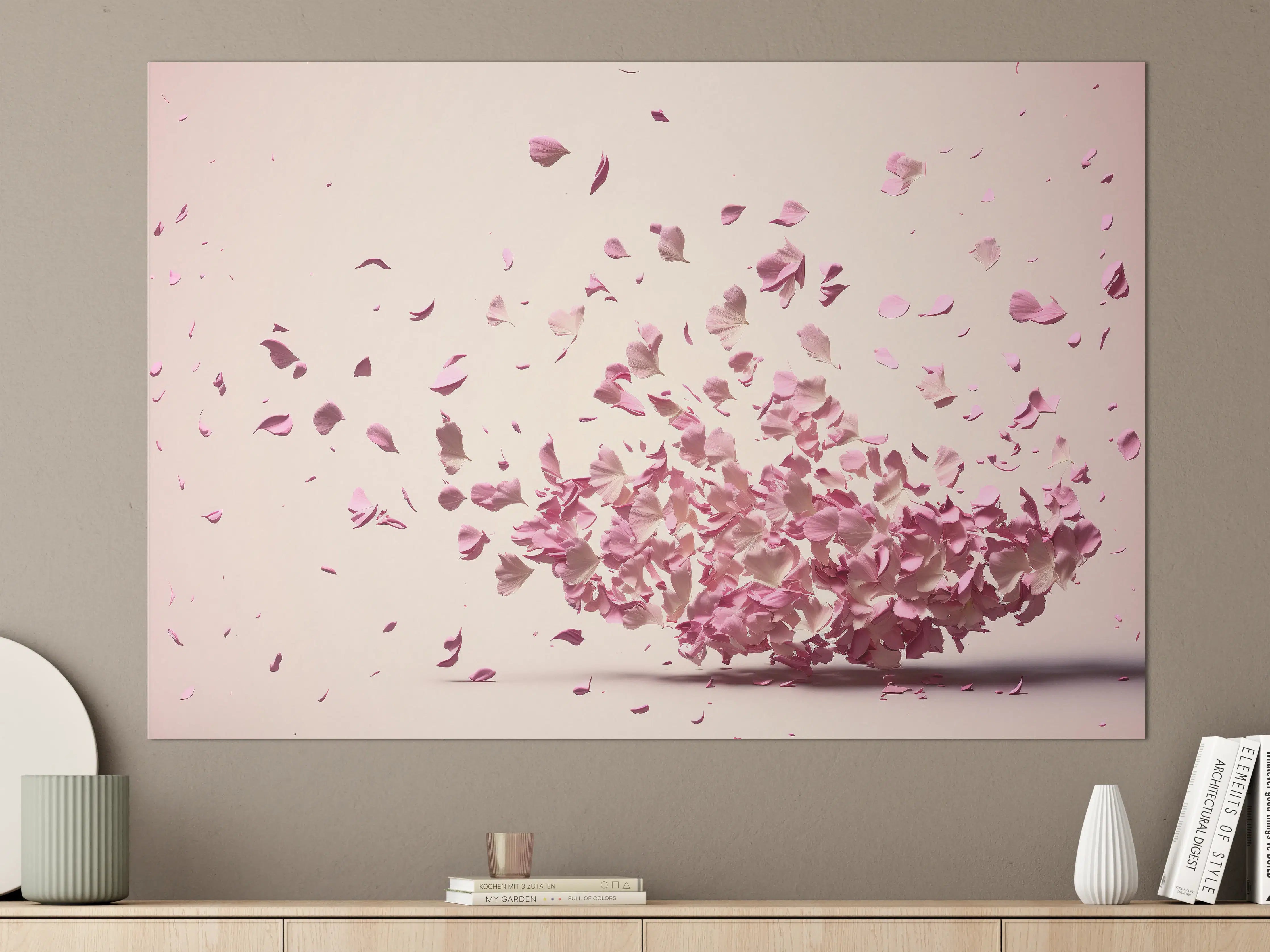 Große Wandbilder - Zarte Sakura-Blütenpracht Explosion