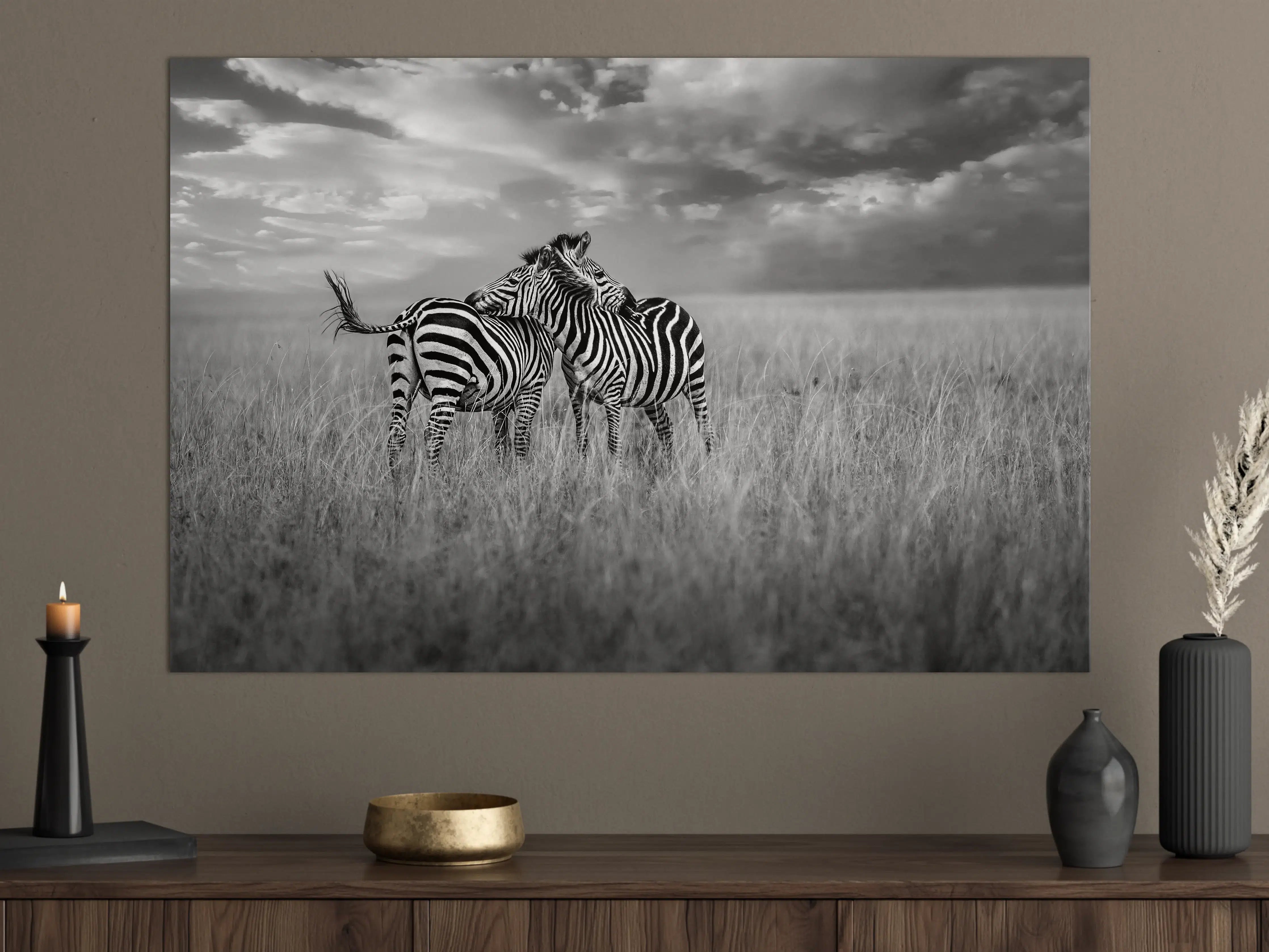 Große Wandbilder - Zebras in ihrer Natur - Savanne