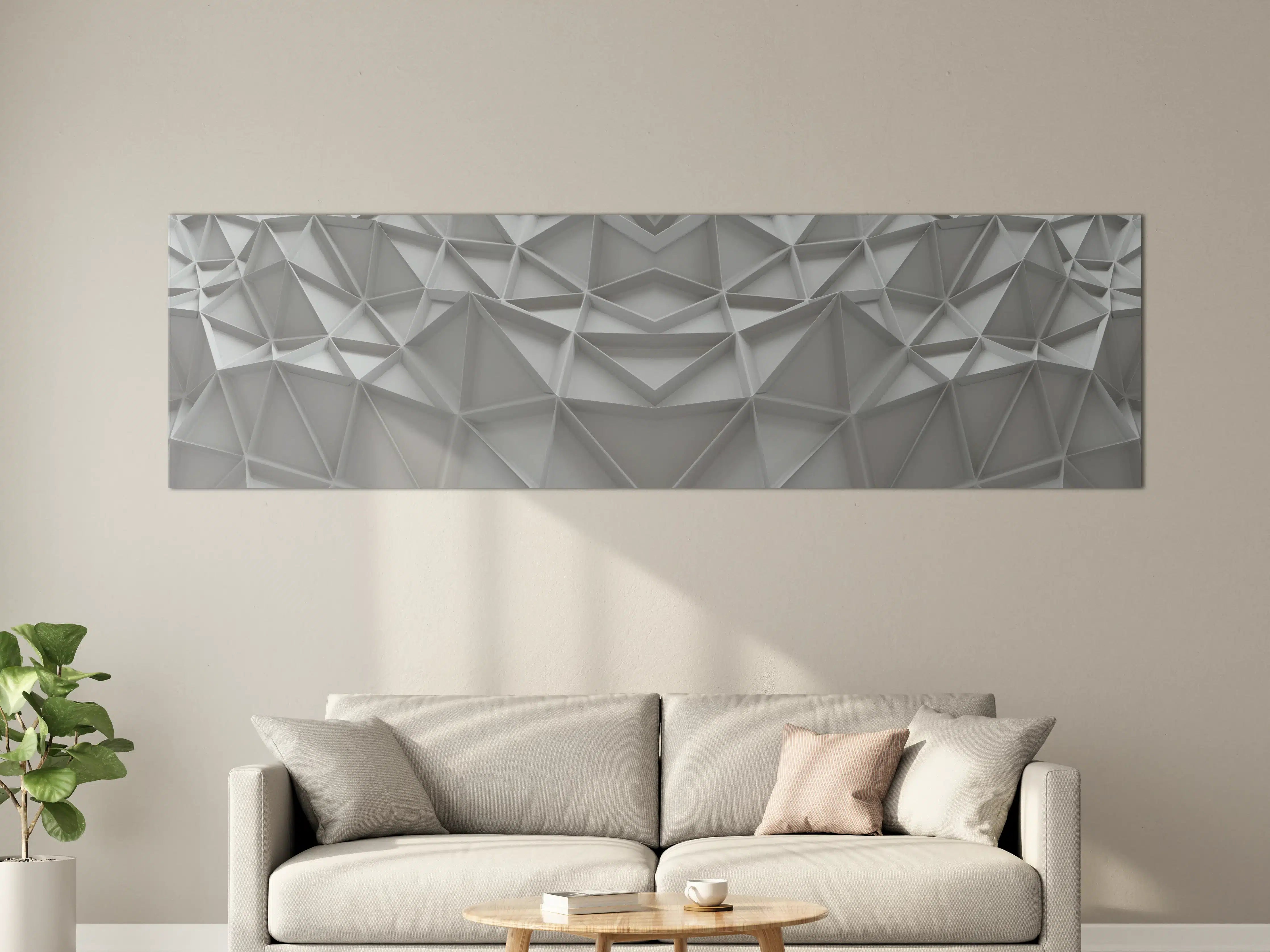 Große Wandbilder - Zeitlose Graustöne: 3D-Wanddesigns