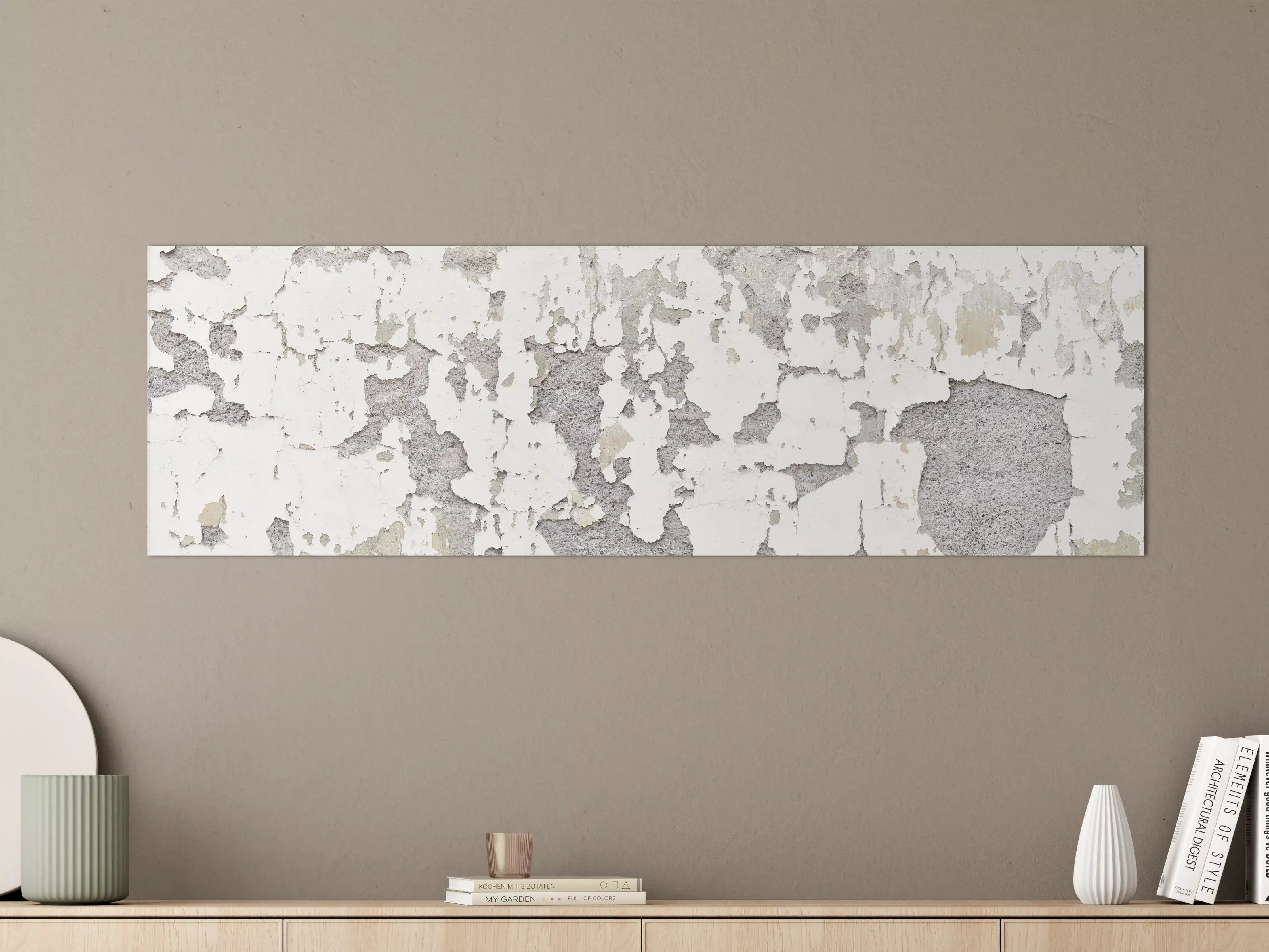 Große Wandbilder - Zerplatze Fassade eines alten Hauses