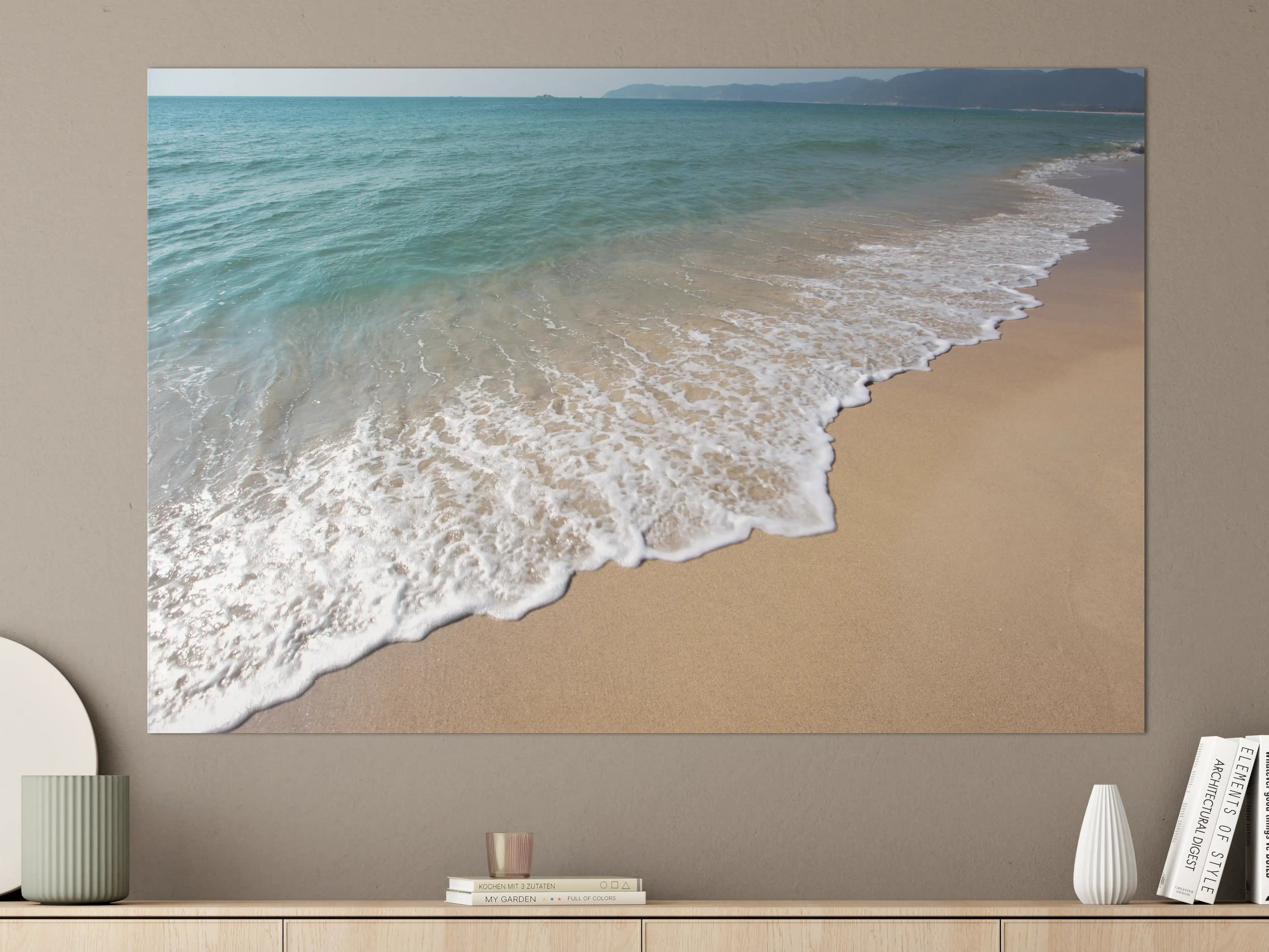 Große Wandbilder - friedlicher Strand in Grieschenland