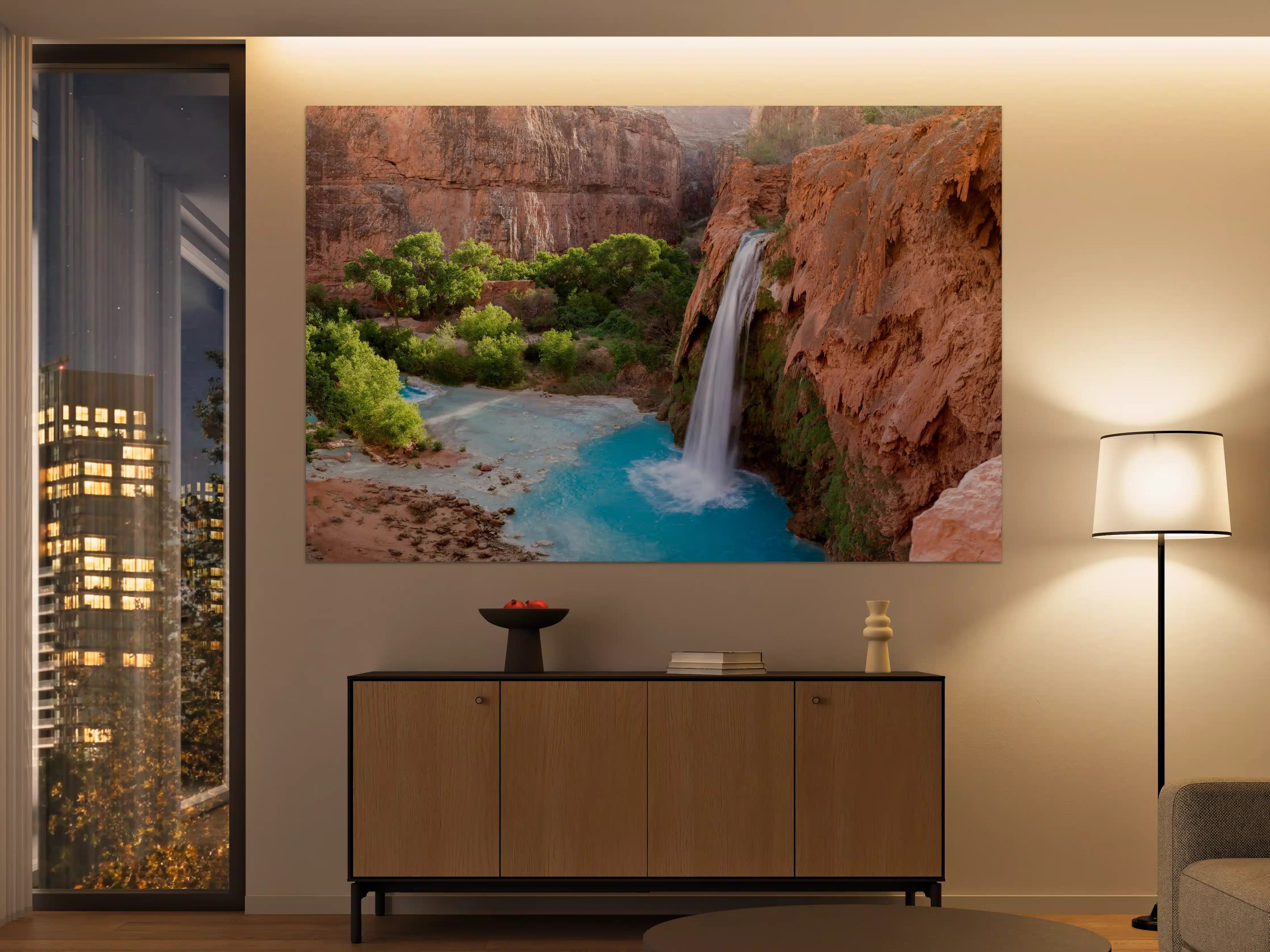 Große Wandbilder - paradiesischer Anblick der Havasu Falls