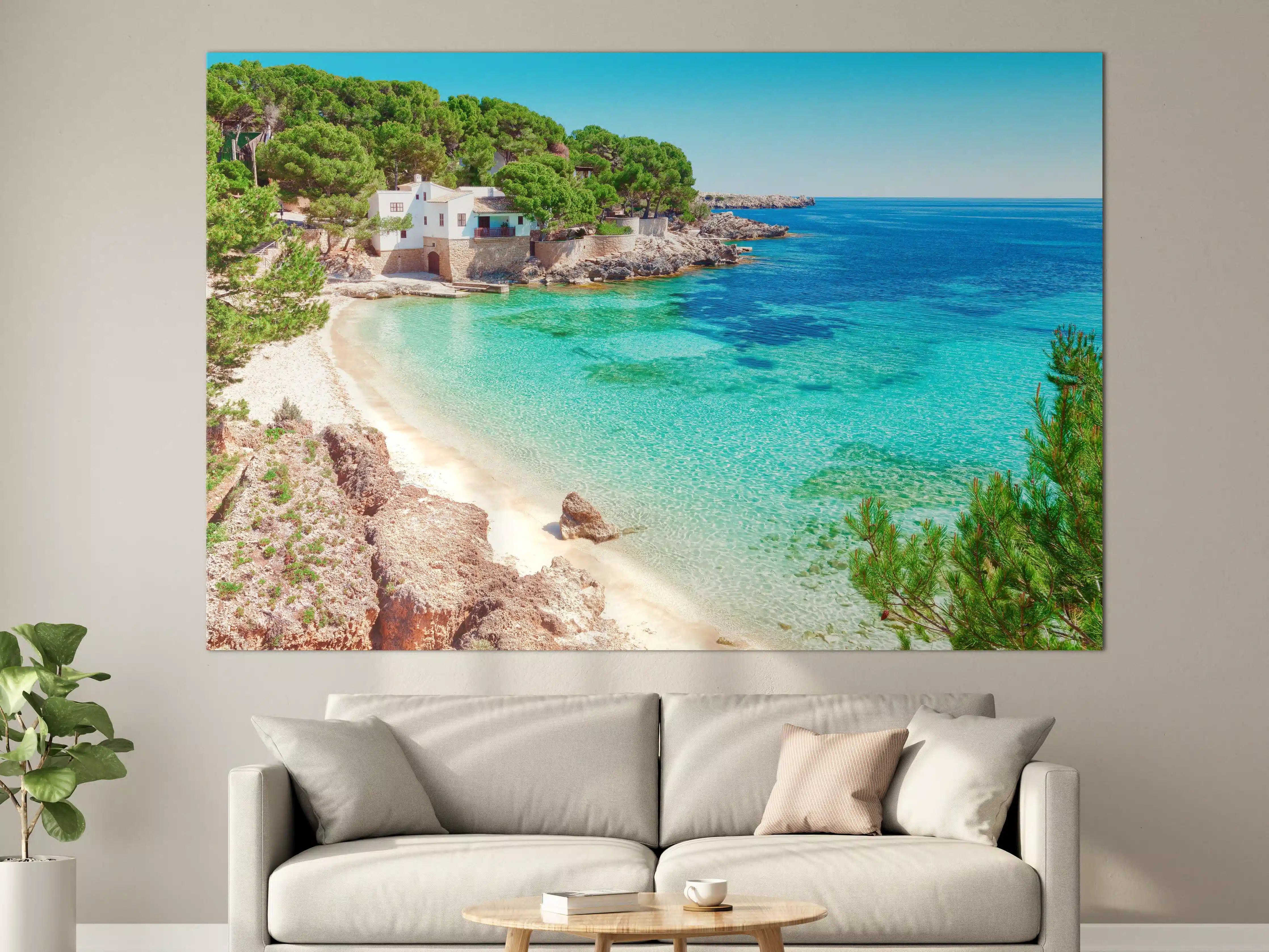 Große Wandbilder - traumhafter Mallorca Strand