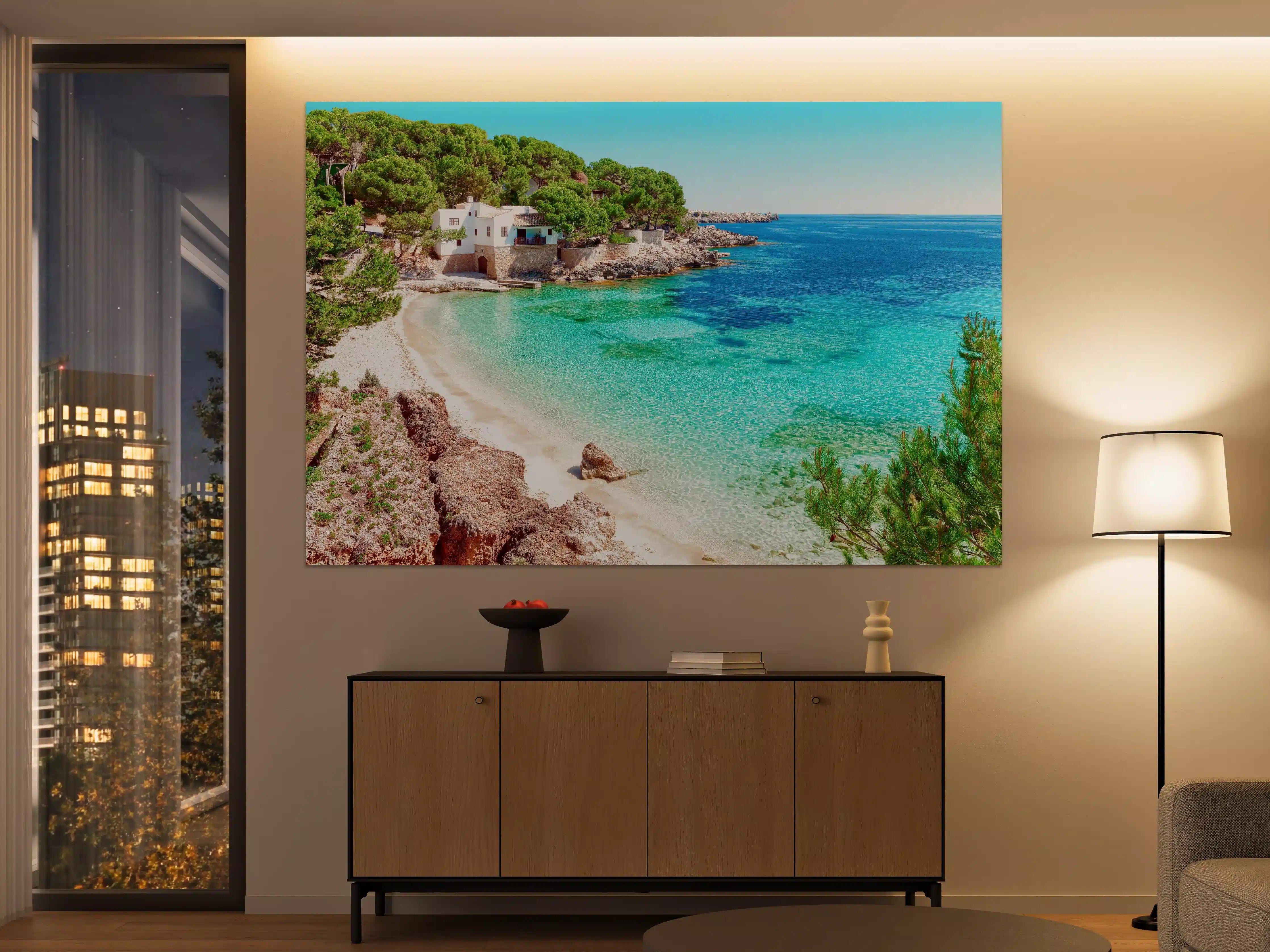 Große Wandbilder - traumhafter Mallorca Strand