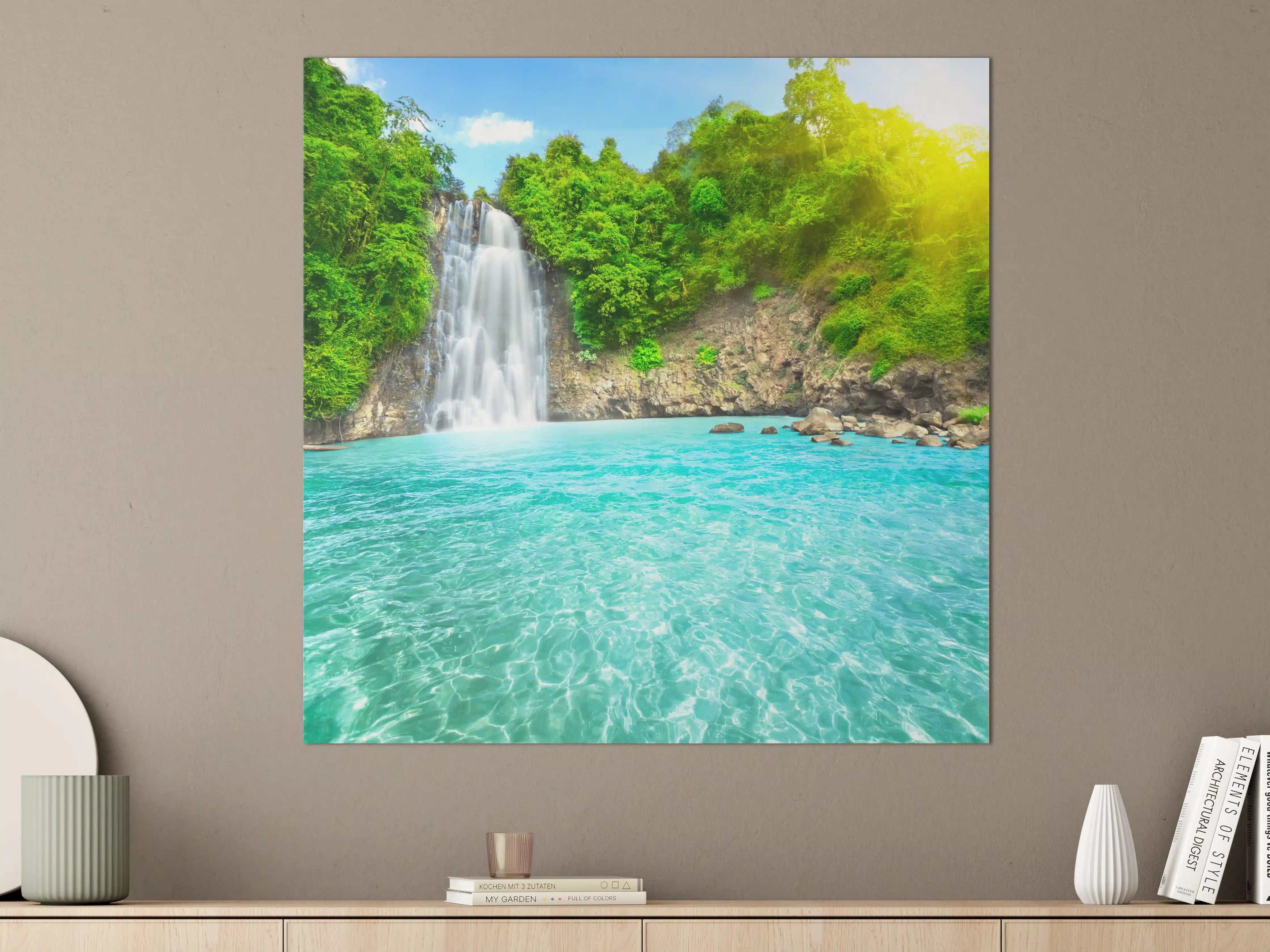 Große Wandbilder - tropischer Wasserfall