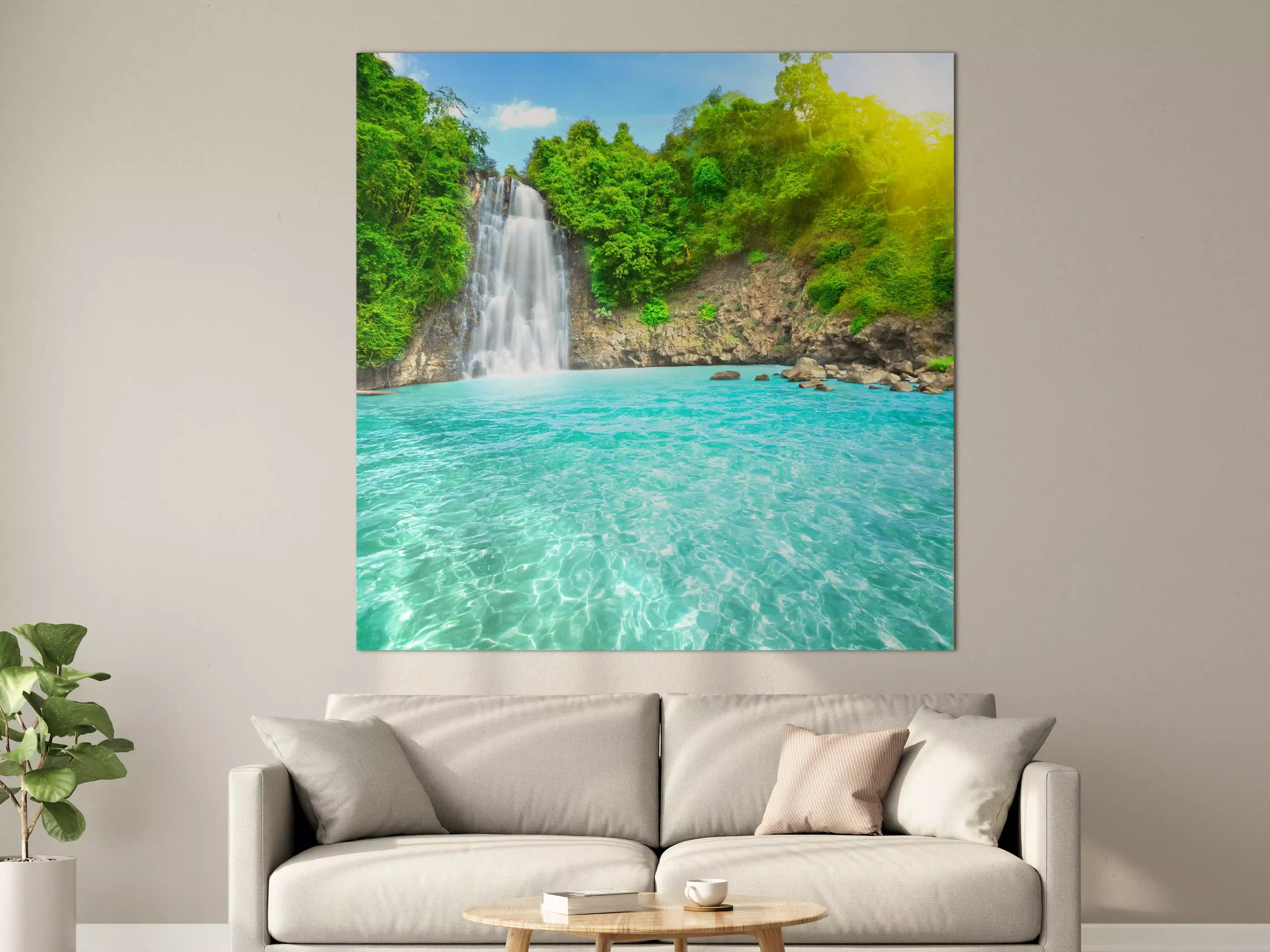 Große Wandbilder - tropischer Wasserfall