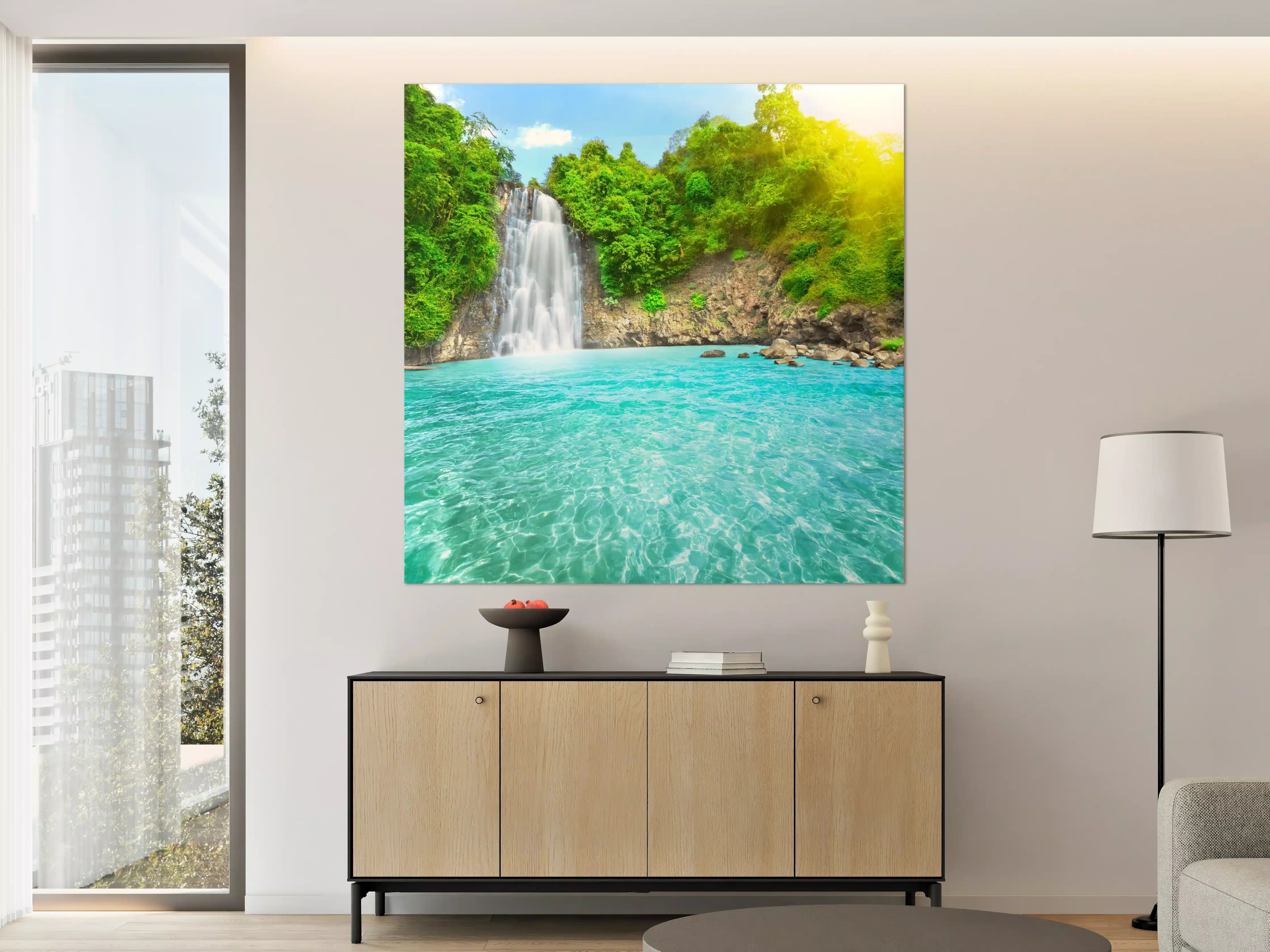 Große Wandbilder - tropischer Wasserfall