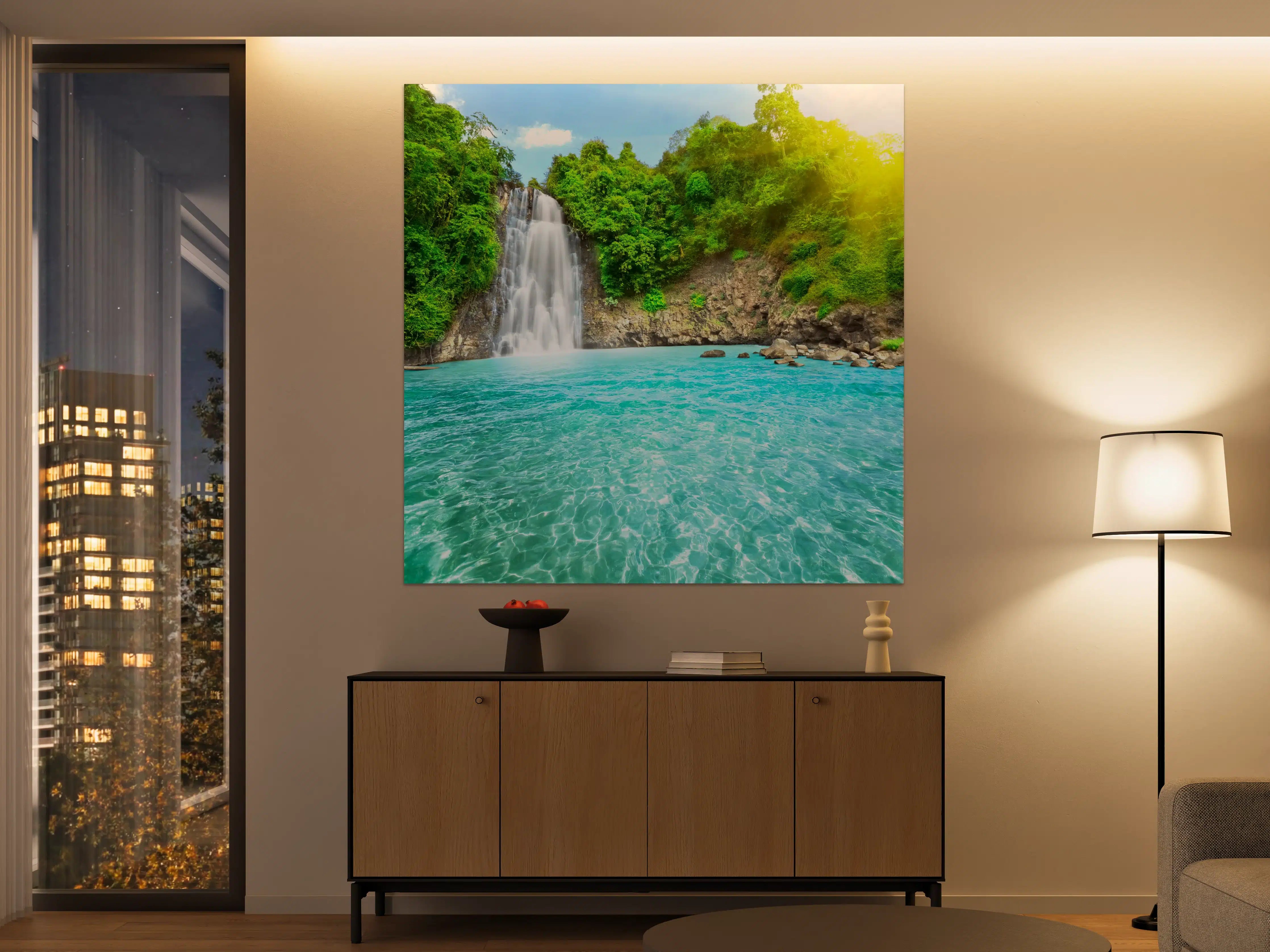 Große Wandbilder - tropischer Wasserfall