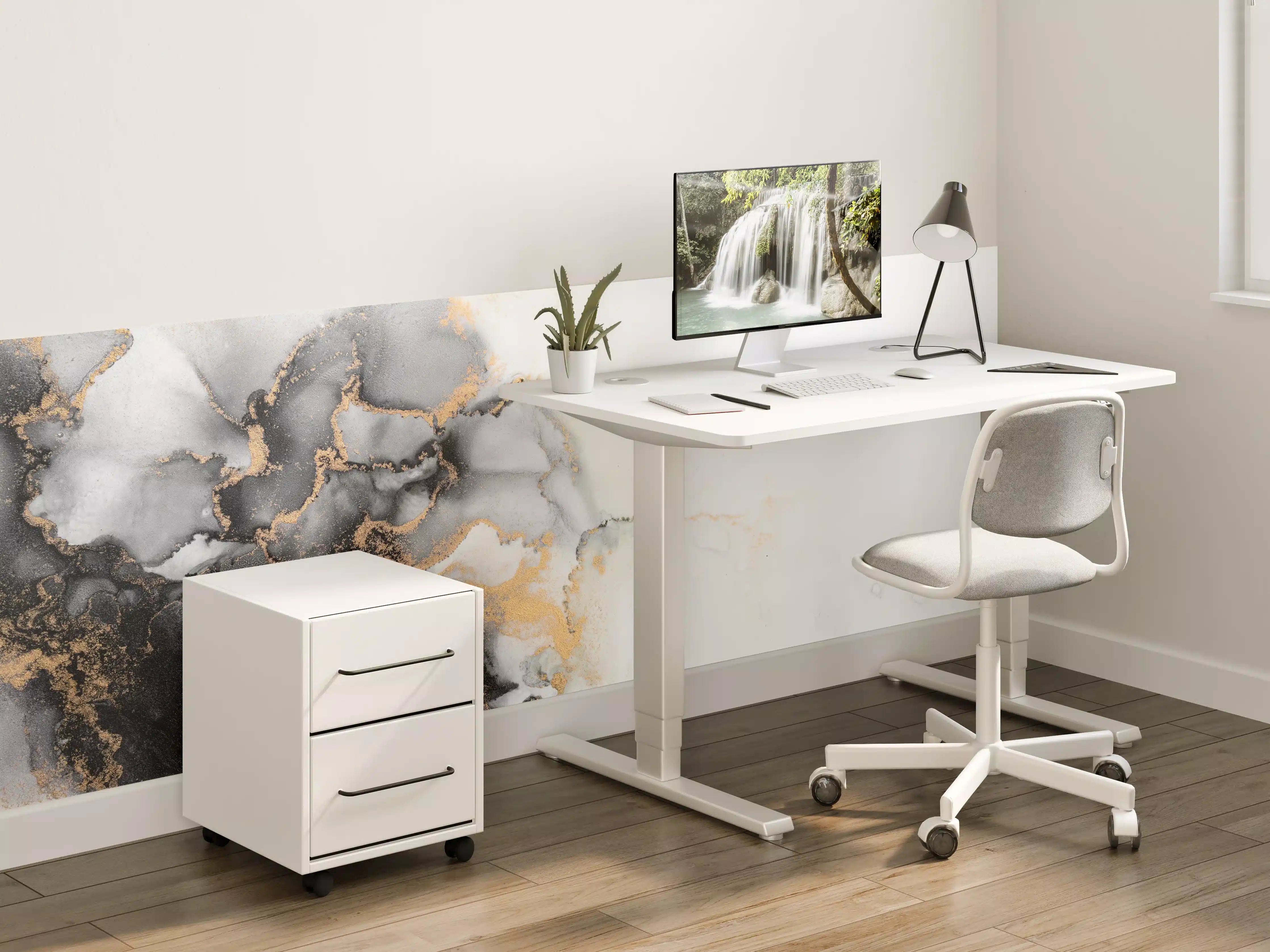 Kinderzimmer Wandgestaltung - Abstrakte Flüssigkunst - Marmor