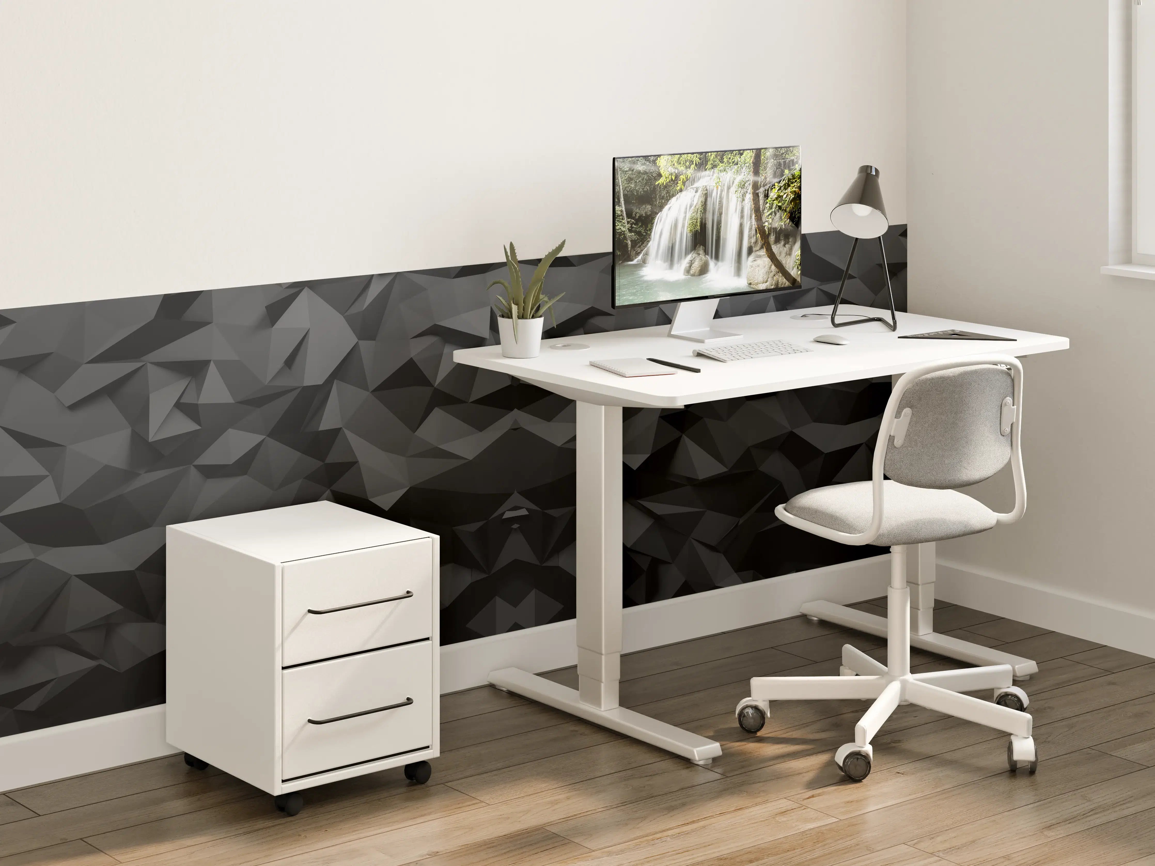 Kinderzimmer Wandgestaltung - Abstrakte Schwarz-Weiß-Grafik