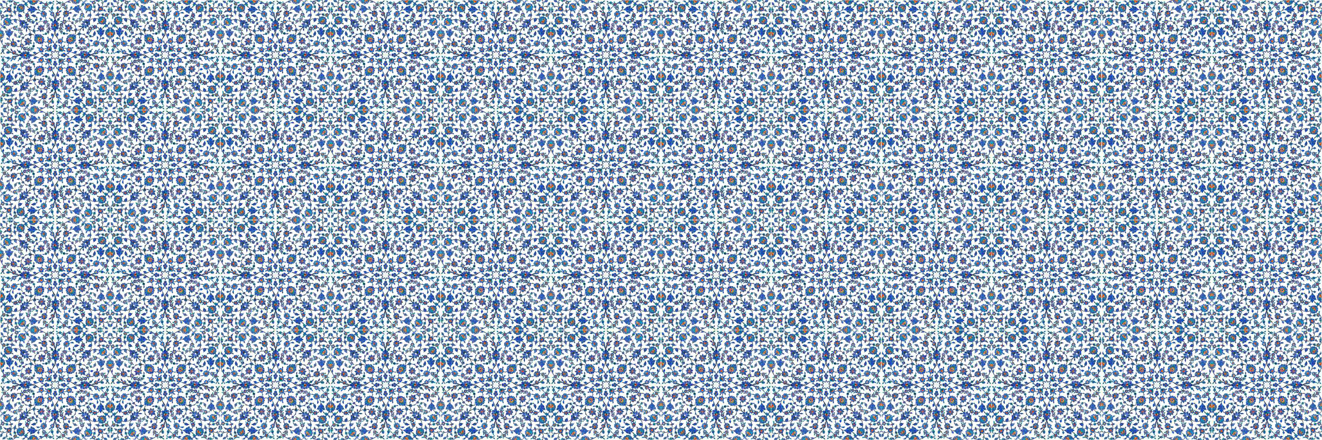 Kinderzimmer Wandgestaltung-Abstrakte Struktur Blau-Grau