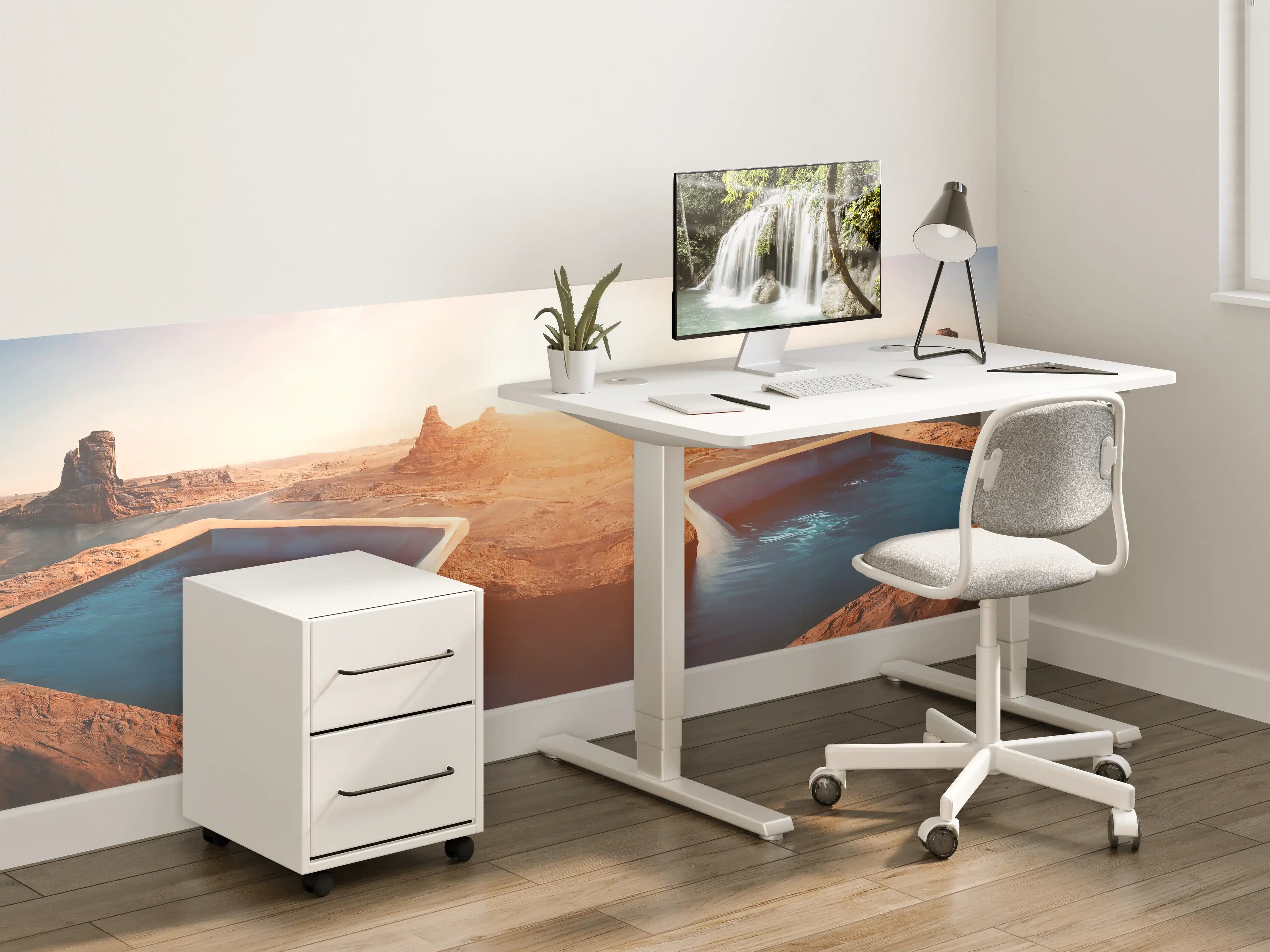 Kinderzimmer Wandgestaltung - Afrikanische Wüste - Abendlich