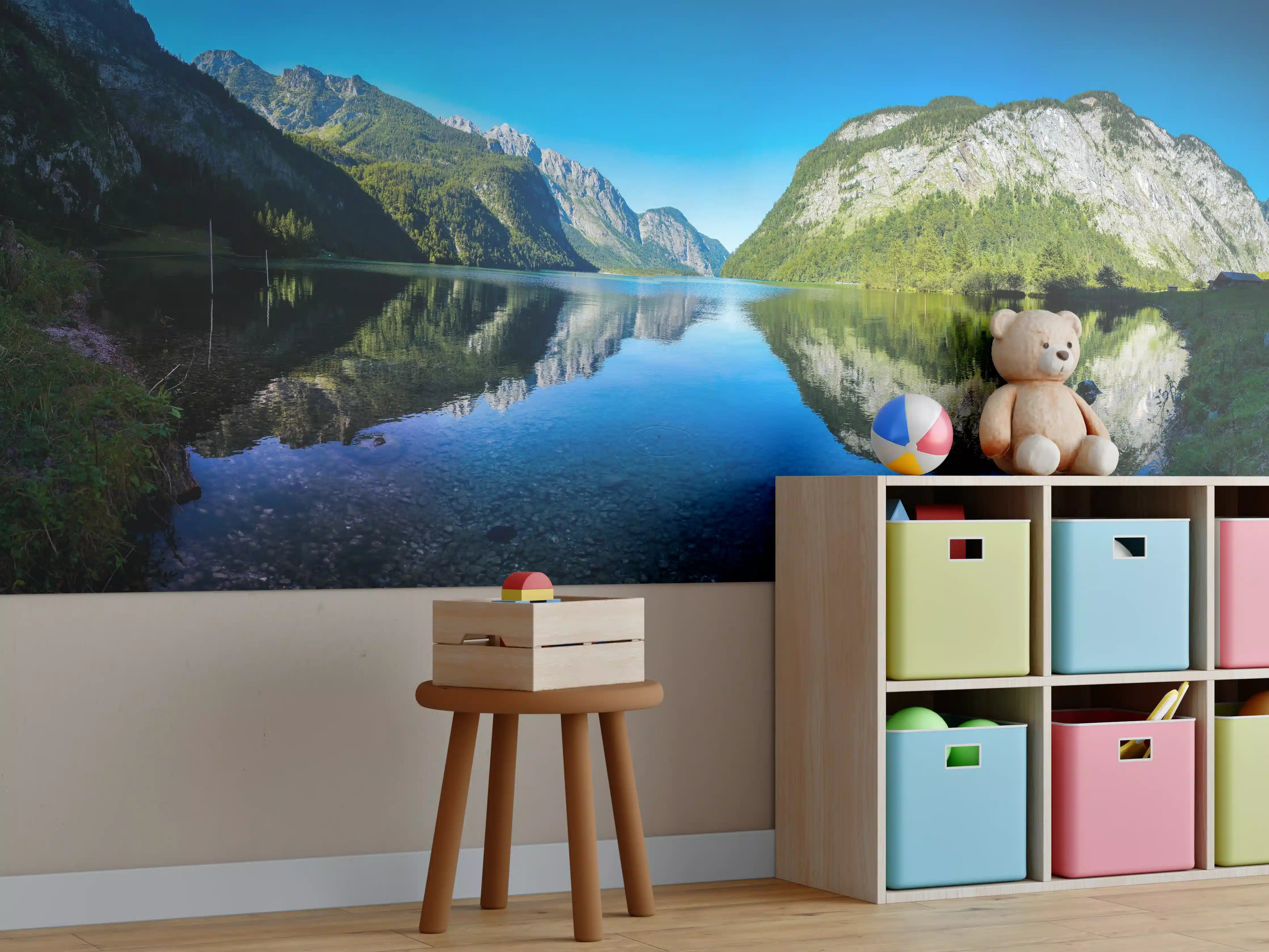 Kinderzimmer Wandgestaltung - Alpen Königsee Österreich